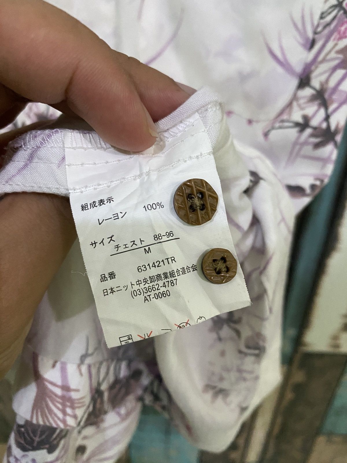 Japanese Brand Roushatte Rayon Hawaii Shirt Size US M / EU 48-50 / 2 - 4 Thumbnail