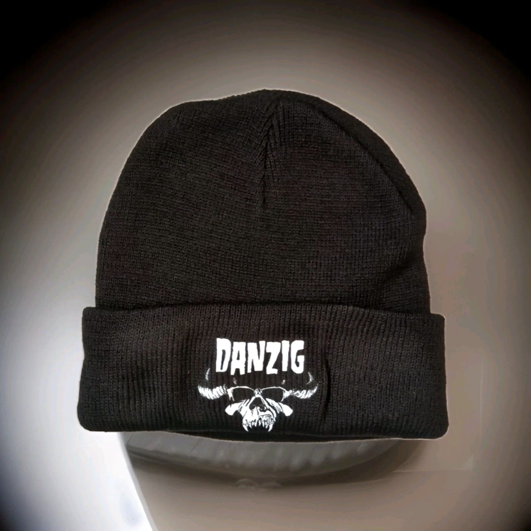 Vintage Danzig Beanie - Beanie - Hat - Black - One Size - Men - Knit Cap - Warm Size ONE SIZE - 2 Thumbnail