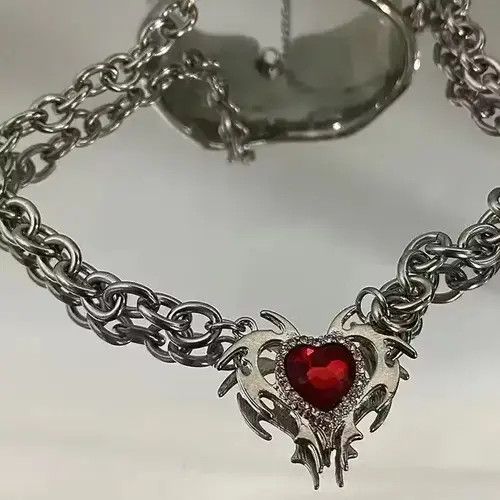 Japanese Brand Vintage Metal Minimalist Thorns Pendant Necklace Size ONE SIZE - 3 Thumbnail