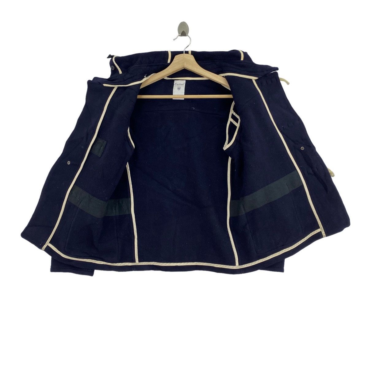 Orcival ORCIVAL FRANCE Duffle Wool Navy Coat Size US M / EU 48-50 / 2 - 3 Thumbnail