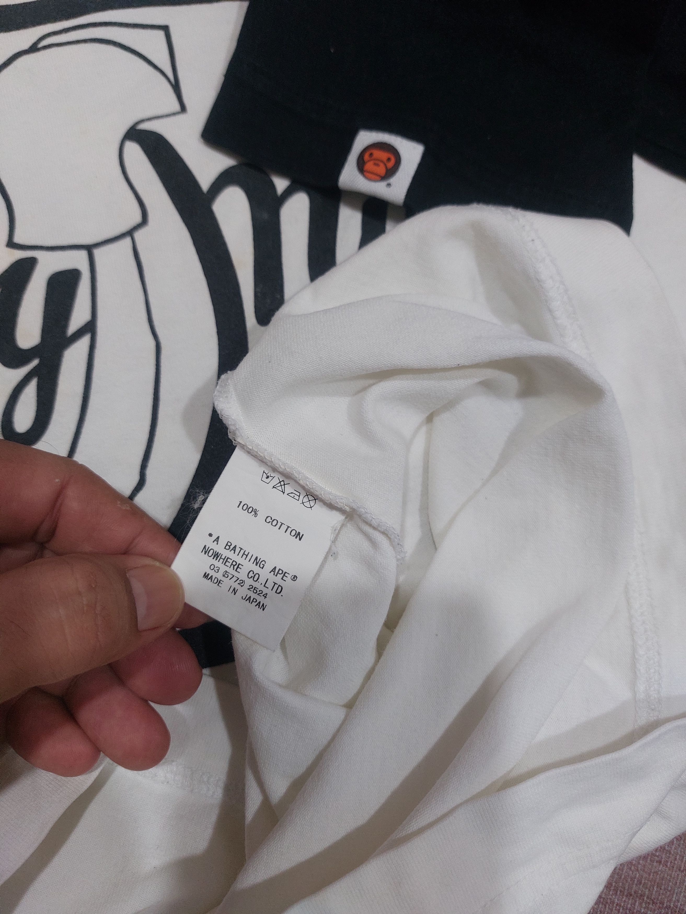 Bape CUSTOM COLLAR A BATHING APE BABY MILO 3Q TEE Size M / US 6-8 / IT 42-44 - 8 Thumbnail