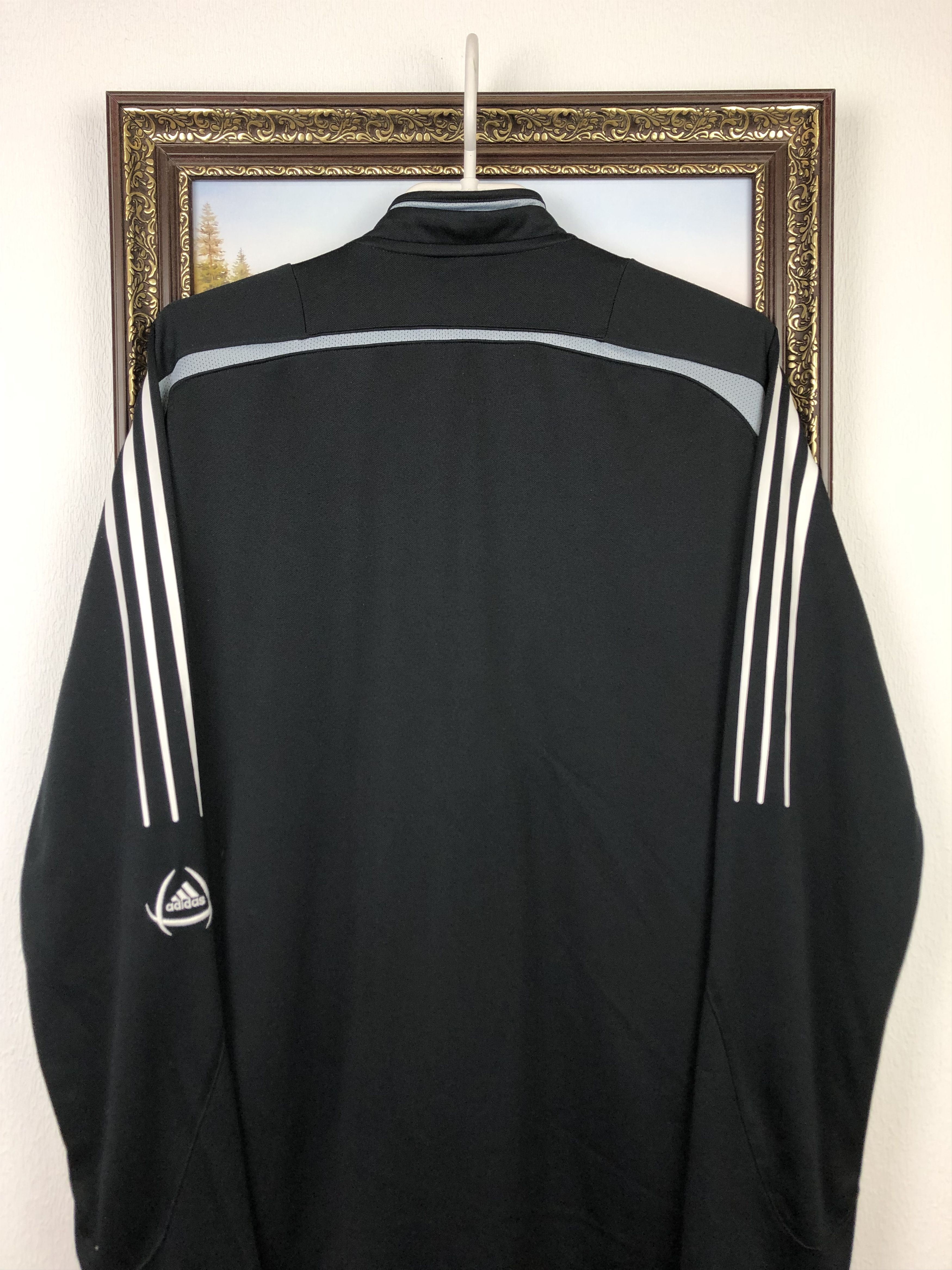 Adidas Vintage Real Madrid Football Train Jacket Sweatshirt Soccer Size US L / EU 52-54 / 3 - 11 Thumbnail