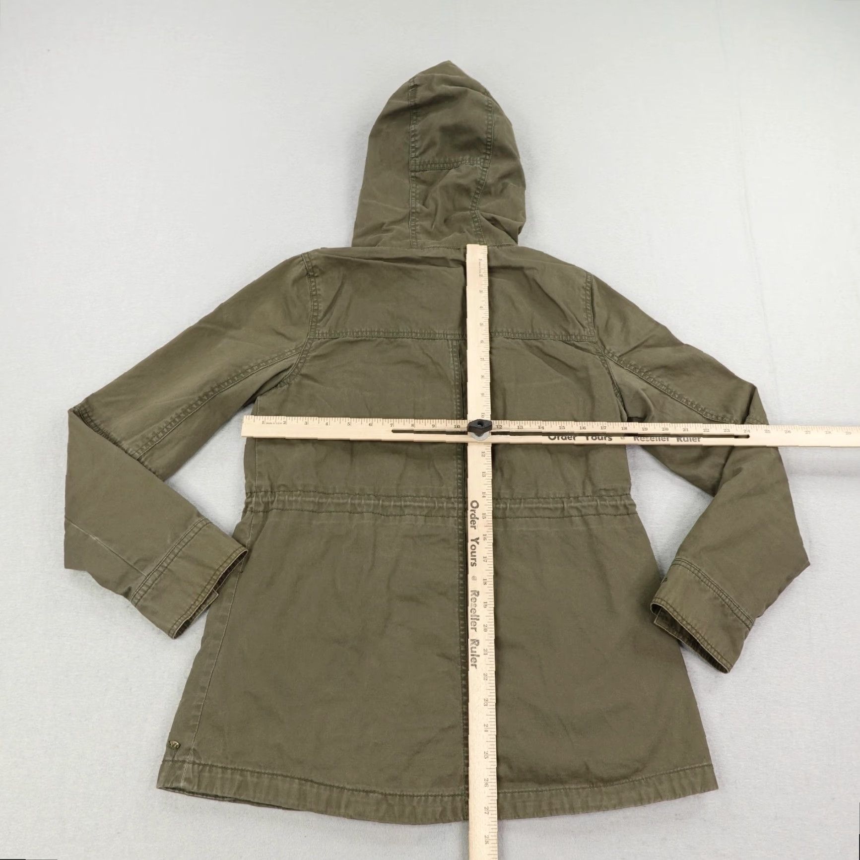 American Eagle Outfitters VINTAGE? No — Actually Not Vintage. American Eagle Jacket Women Small Army Green Military Field Parka Coat Utility Jacket Size S / US 4 / IT 40 - 6 Thumbnail