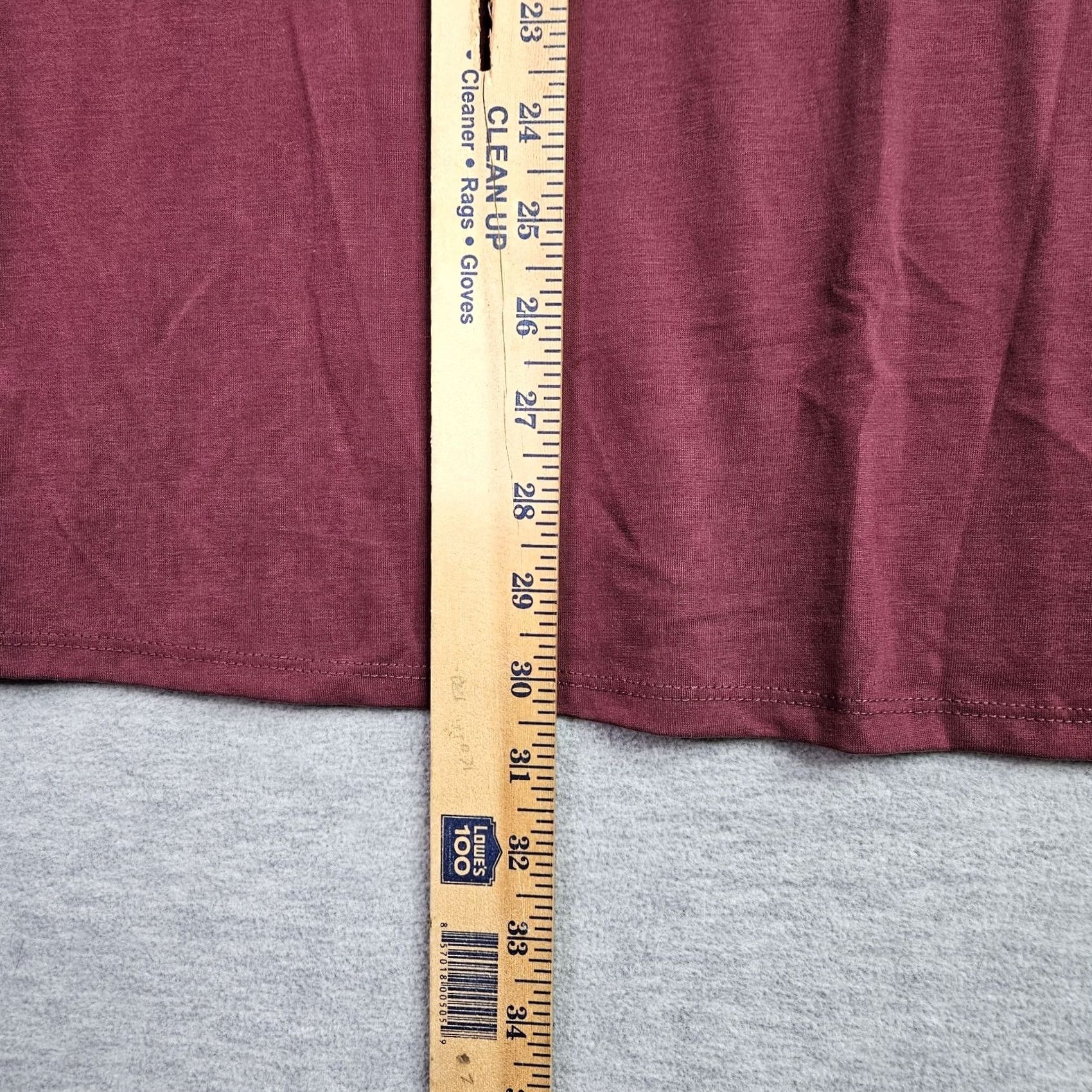 Vintage Burgundy Sleeveless Tunic Top Women's M Mock Neck Cowl Neck All Seasons Casual Solid Red not provided Size M / US 6-8 / IT 42-44 - 4 Thumbnail