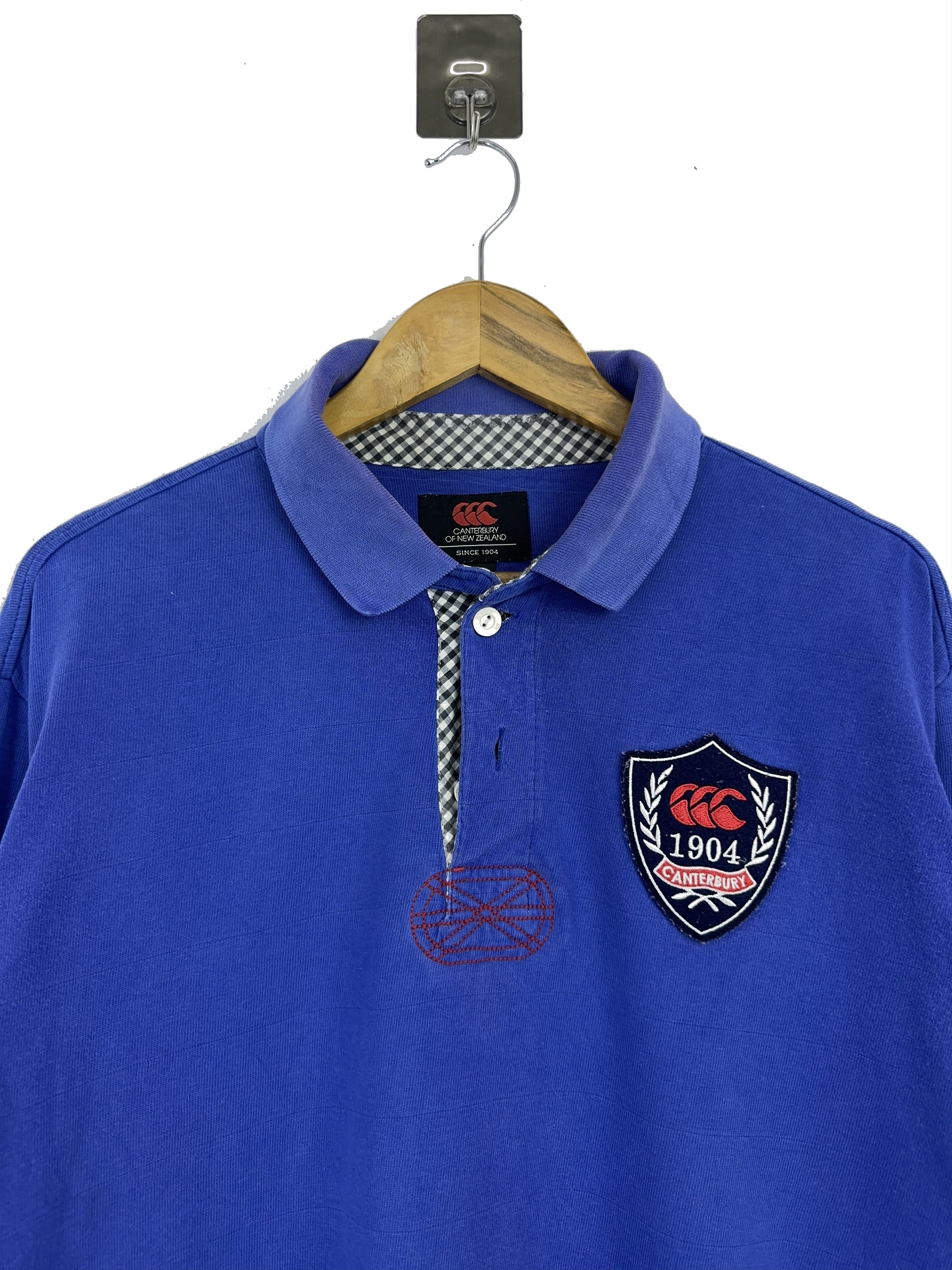Canterbury of New Zealand Vintage Canterbury of New Zealand 1904 Rugby Polo BP0013 Size US XL / EU 56 / 4 - 2 Thumbnail