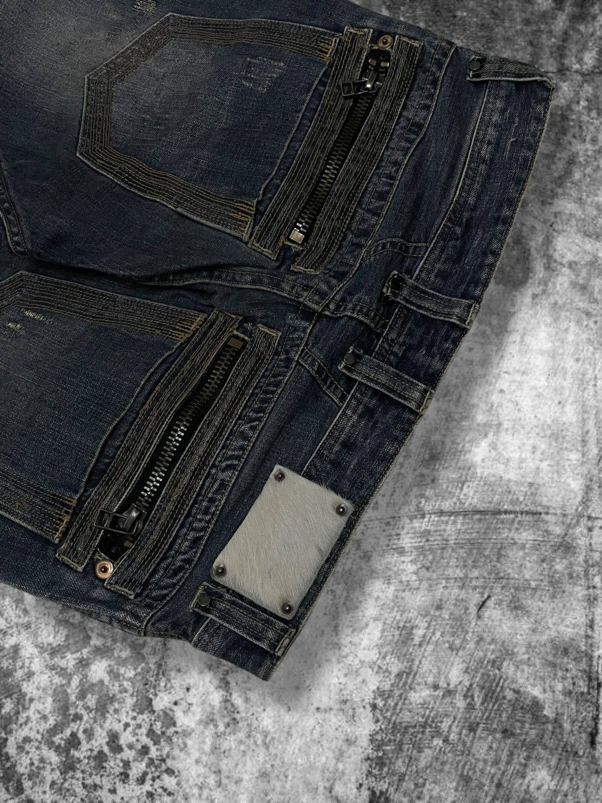 Japanese Brand Vintage Japan Designer 90’s Urban Craft Distressed Denim Size US 32 / EU 48 - 14 Thumbnail