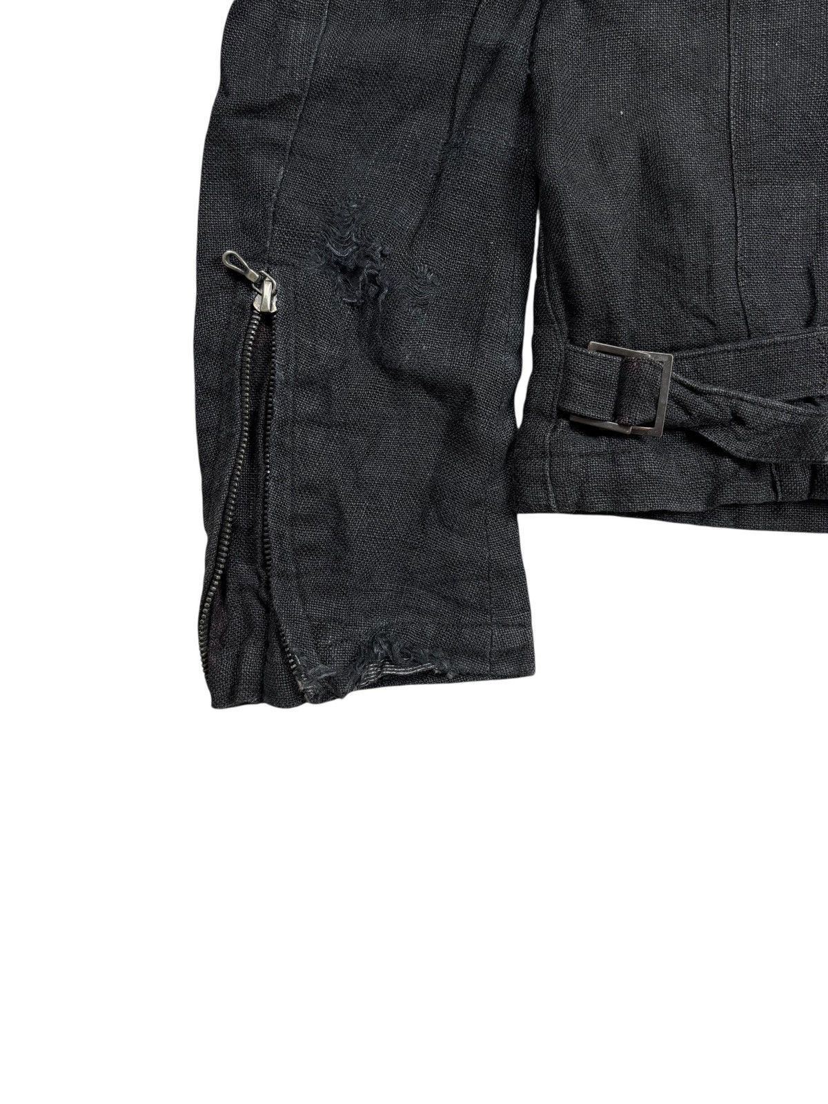 Kazuyuki Kumagai Attachment Archive Kayuzuki Kumagai - Riri Zips Canvas Rider Jacket Size US M / EU 48-50 / 2 - 8 Thumbnail