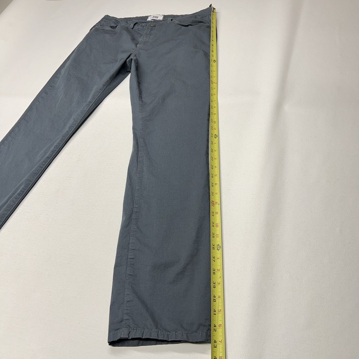 Paige Paige Pants Blue Normandie Straight Chino Preppy Casual Size US 33 - 18 Thumbnail
