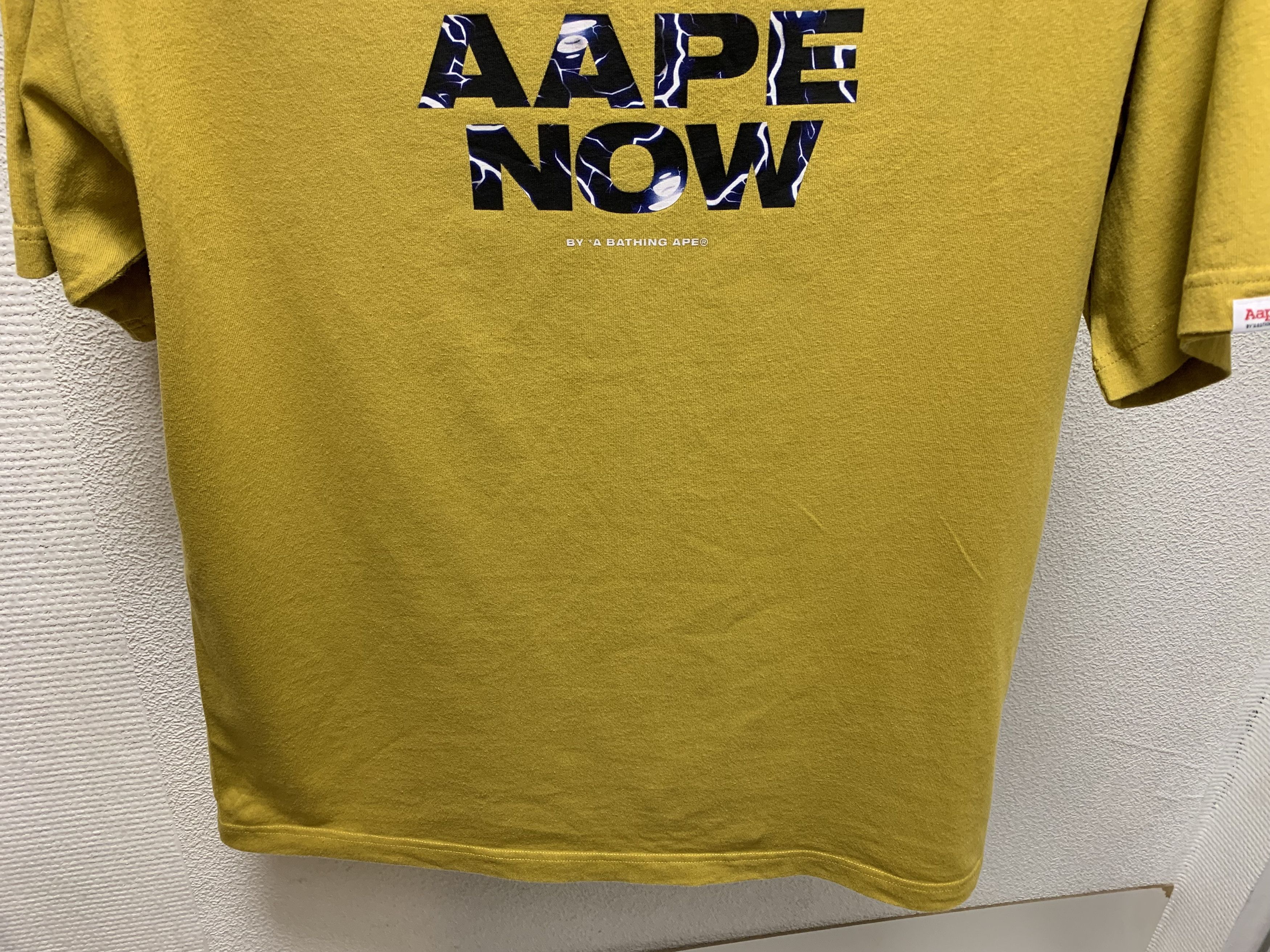 Aape Aape Now Tee yellow t-shirt Size US L / EU 52-54 / 3 - 3 Thumbnail