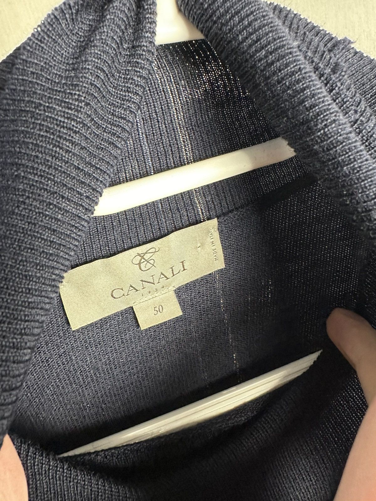 Canali Canali Merino Extrafine Wool Turtleneck Sweater Size US M / EU 48-50 / 2 - 4 Thumbnail