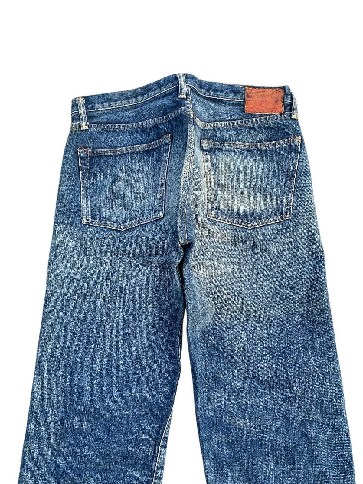 Kapital VINTAGE BURGUS PLUS SELVEDGE BUTTON FLY JAPANESE RAW DENIM Size US 32 / EU 48 - 8 Thumbnail
