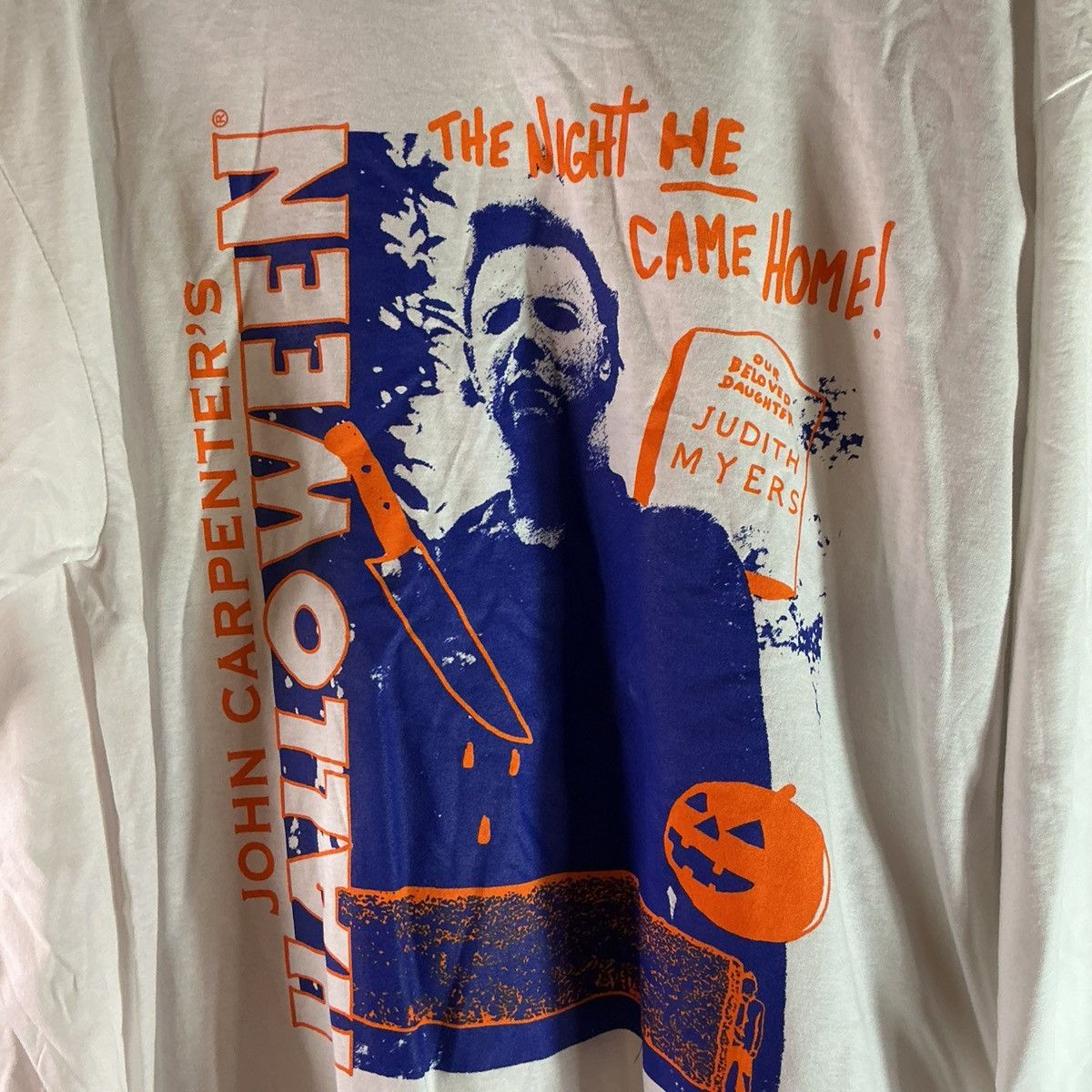 Other Halloween Men’s XL Graphic Long Sleeve Tee White movie NWOT Size US XL / EU 56 / 4 - 2 Thumbnail