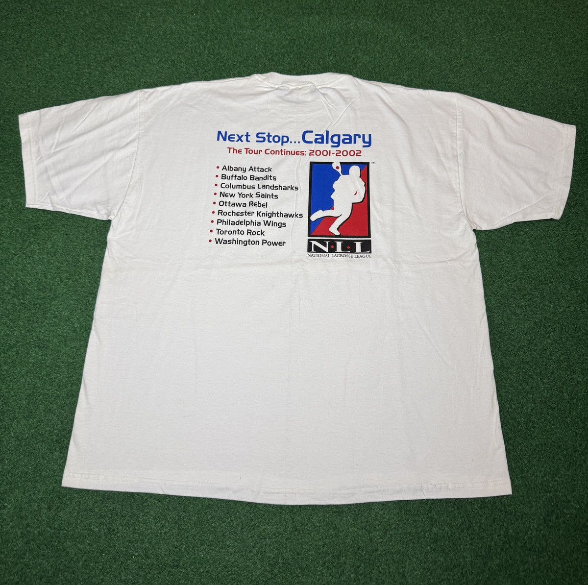 Vintage National Lacrosse League Vintage NIL XL T Shirt 26x30 Size US XL / EU 56 / 4 - 1 Thumbnail
