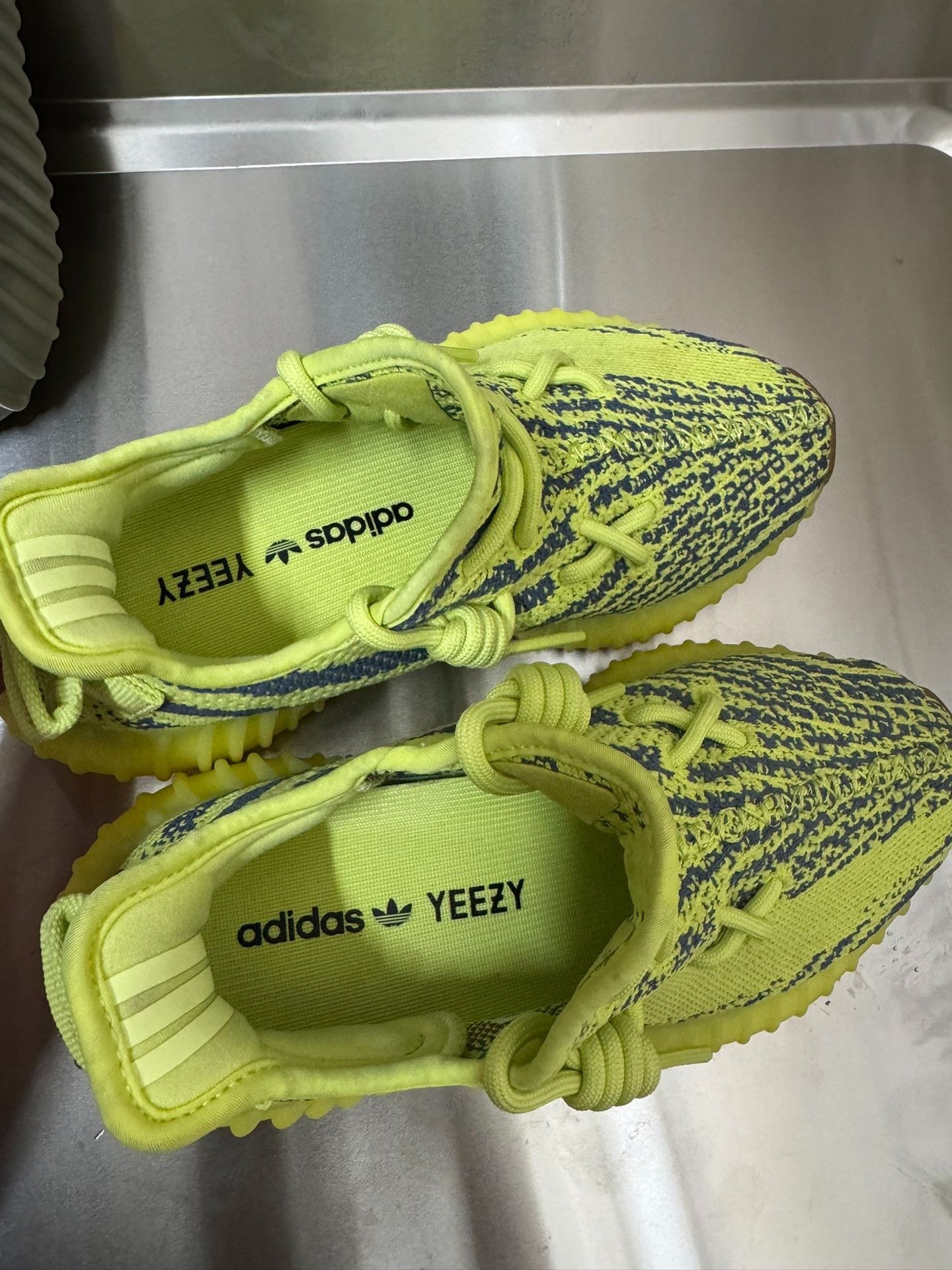 Adidas Adidas YEEZY350 Yellow Lowtop Sneakers 37 Men Size US 5 / EU 37 - 1 Thumbnail