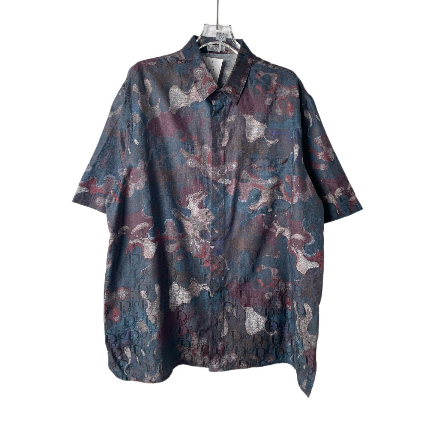 Dior Dior x Peter Doig Camouflage Short-Sleeve Shirt Size US L / EU 52-54 / 3 - 1 Thumbnail
