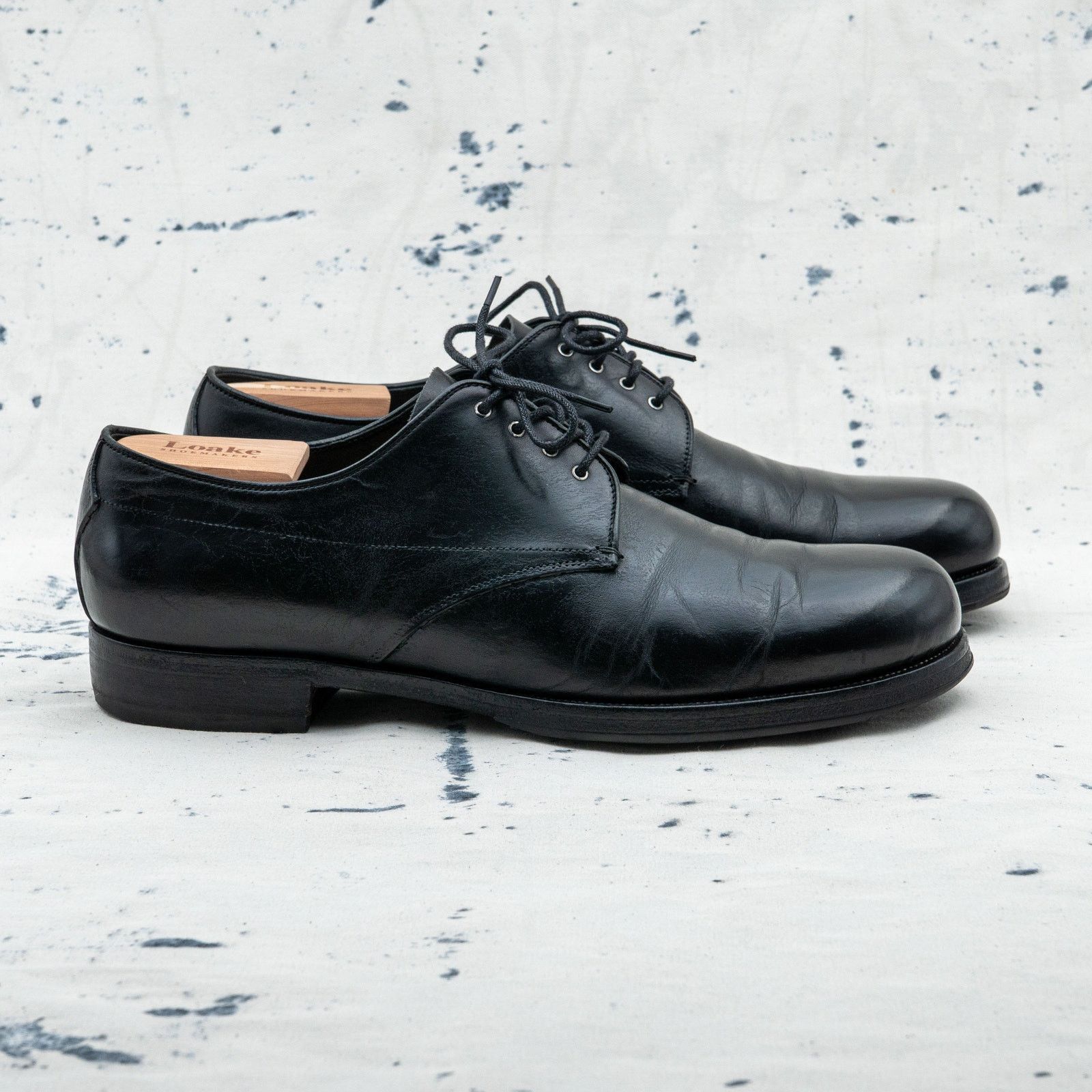 Prada Iconic prada black patina leather vintage formal shoes Size US 9 / EU 42 - 3 Thumbnail