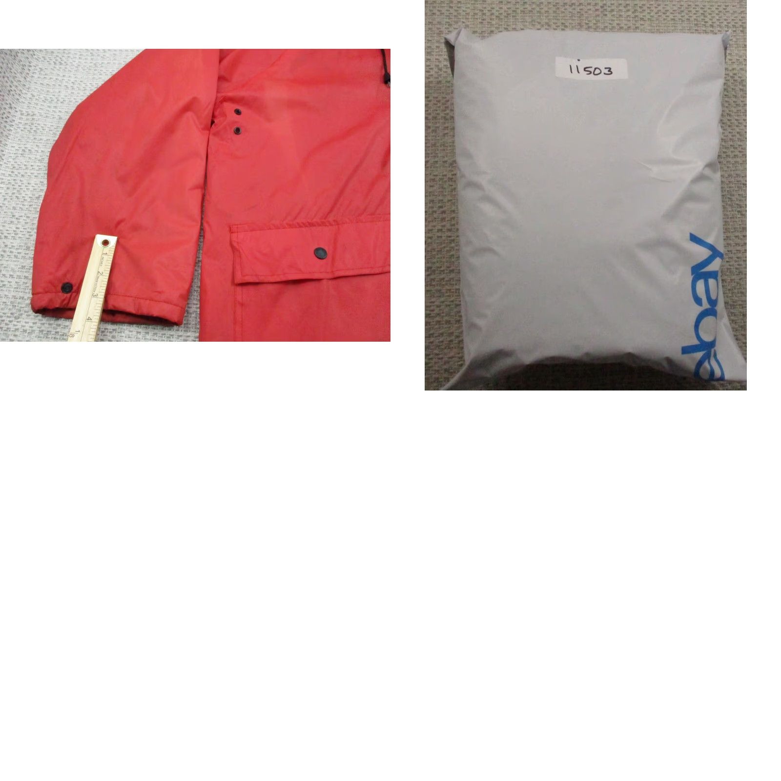 Vintage VINTAGE Stearns Jacket Mens Medium Red Dry Wear Hooded Insulated Rain Coat Outdoor Size US M / EU 48-50 / 2 - 10 Thumbnail