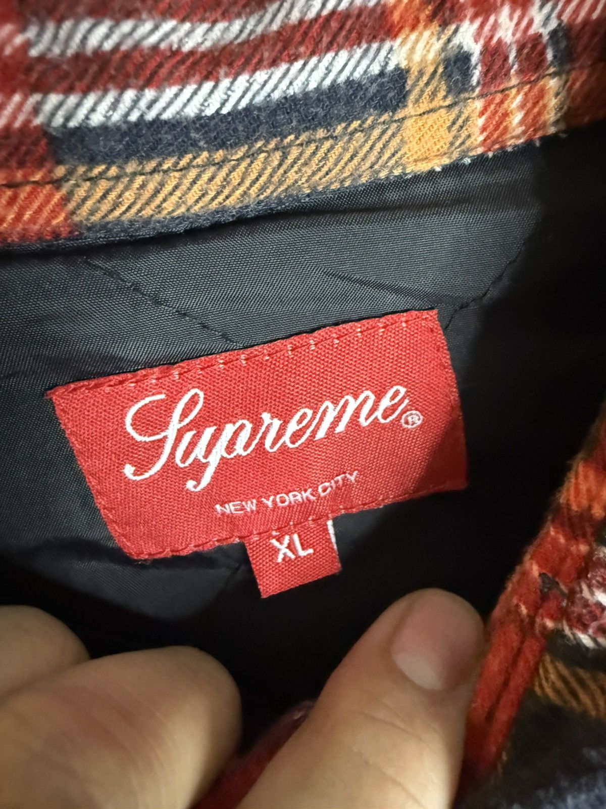Independent Truck Co. × Supreme Supreme x Independent Co. Plaid Flannel Shirt XL Men’s Rare Size US XL / EU 56 / 4 - 3 Thumbnail
