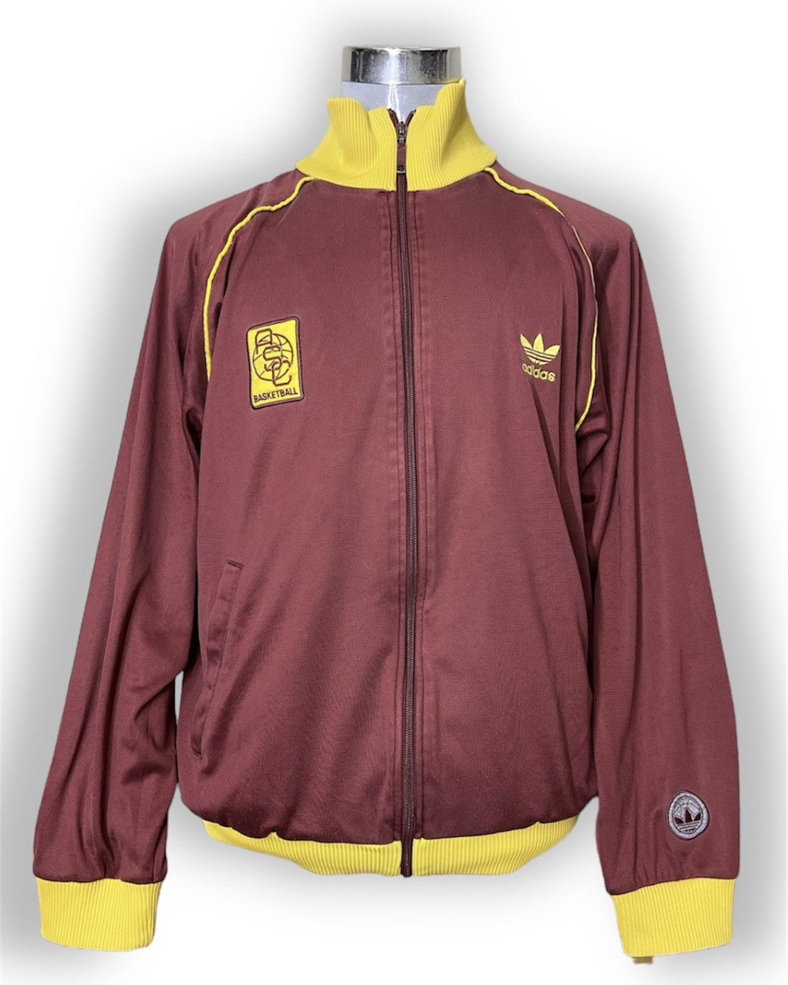 Adidas × Vintage Basketball Adidas ASC Tracktop Trefoil Sweater Vintage 2005 Size US L / EU 52-54 / 3 - 1 Thumbnail