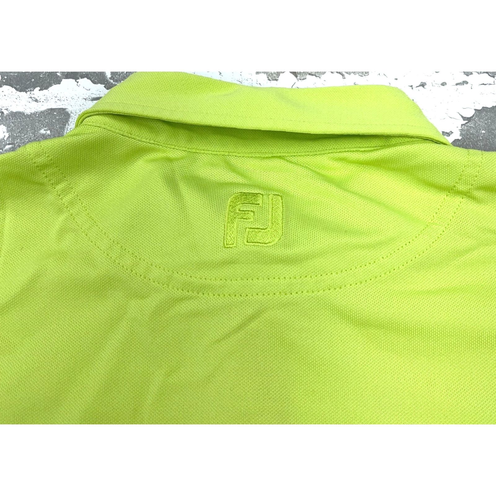 Footjoy FootJoy Polo Shirt Men M Green Performance Golf Wicking Quick Dry Lime Shirt Mens Short Sleeve Polo Size US M / EU 48-50 / 2 - 6 Thumbnail