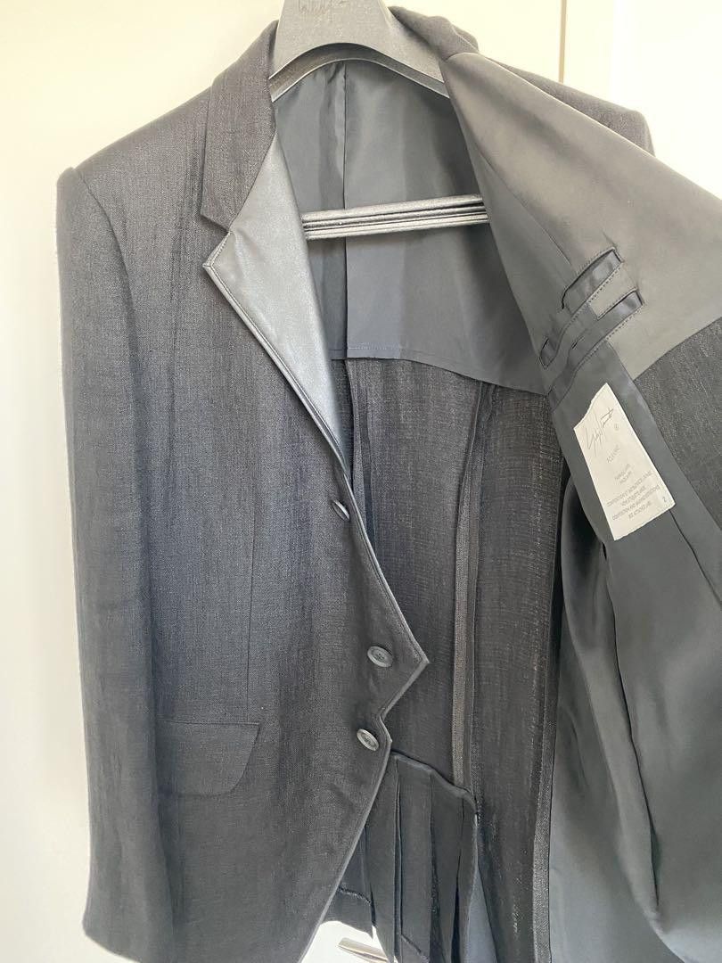 Yohji Yamamoto POUR HOMME 23ss look7 leather switching jacket HZ-J57-821 Size US M / EU 48-50 / 2 - 5 Thumbnail