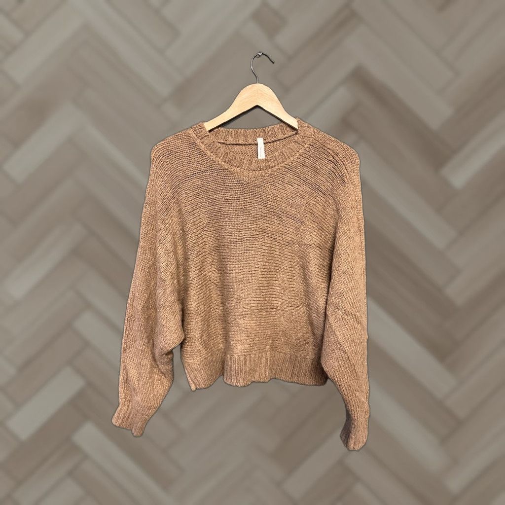Vintage Babaton Womens Sweater Brown Long Sleeve Knit Oversized Size Medium Size M / US 6-8 / IT 42-44 - 1 Thumbnail
