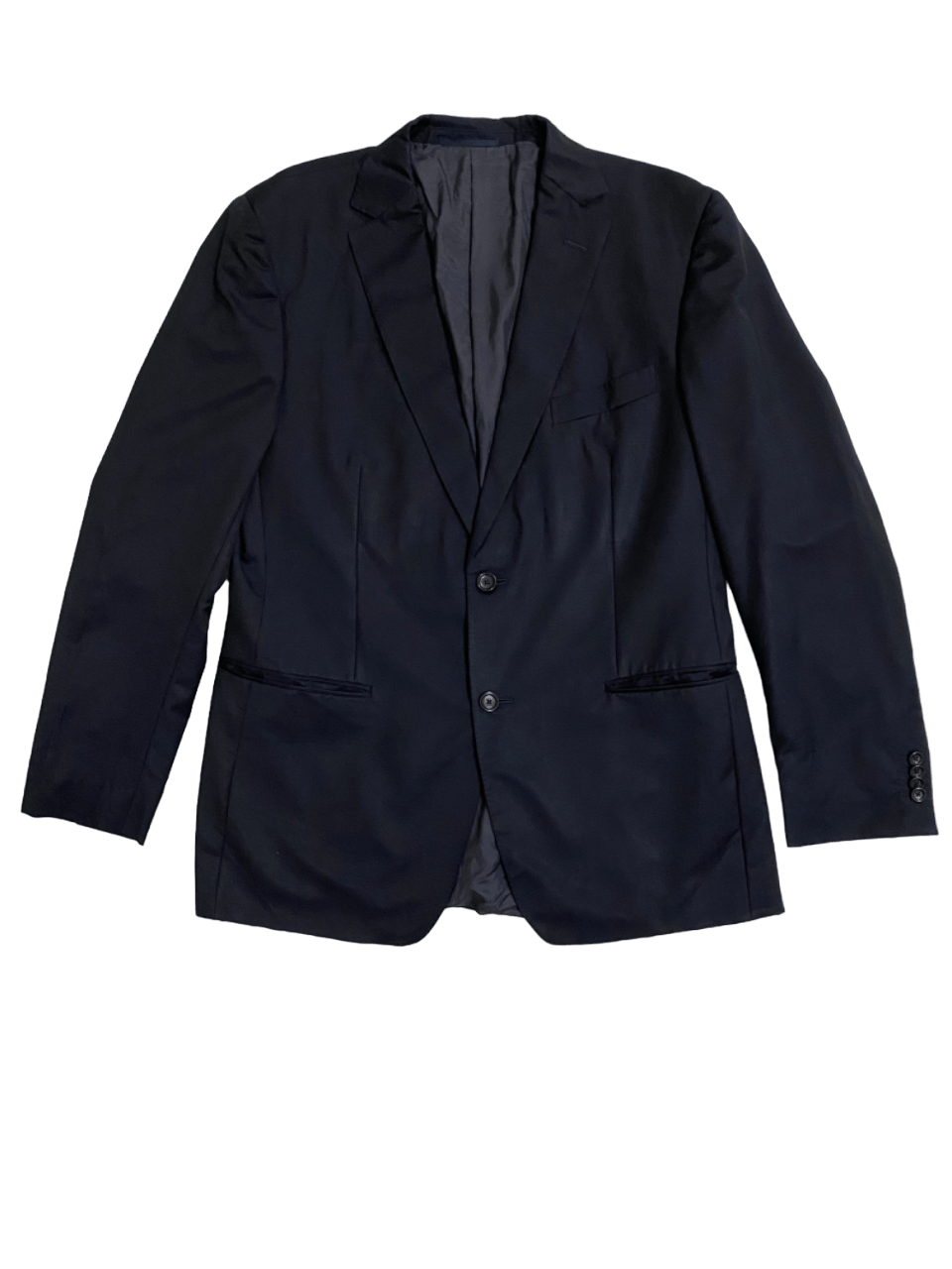 image of Ermenegildo Zegna x Suit Luxury Z Zegna Suit Blazer Coat in Black, Men's (Size Large)