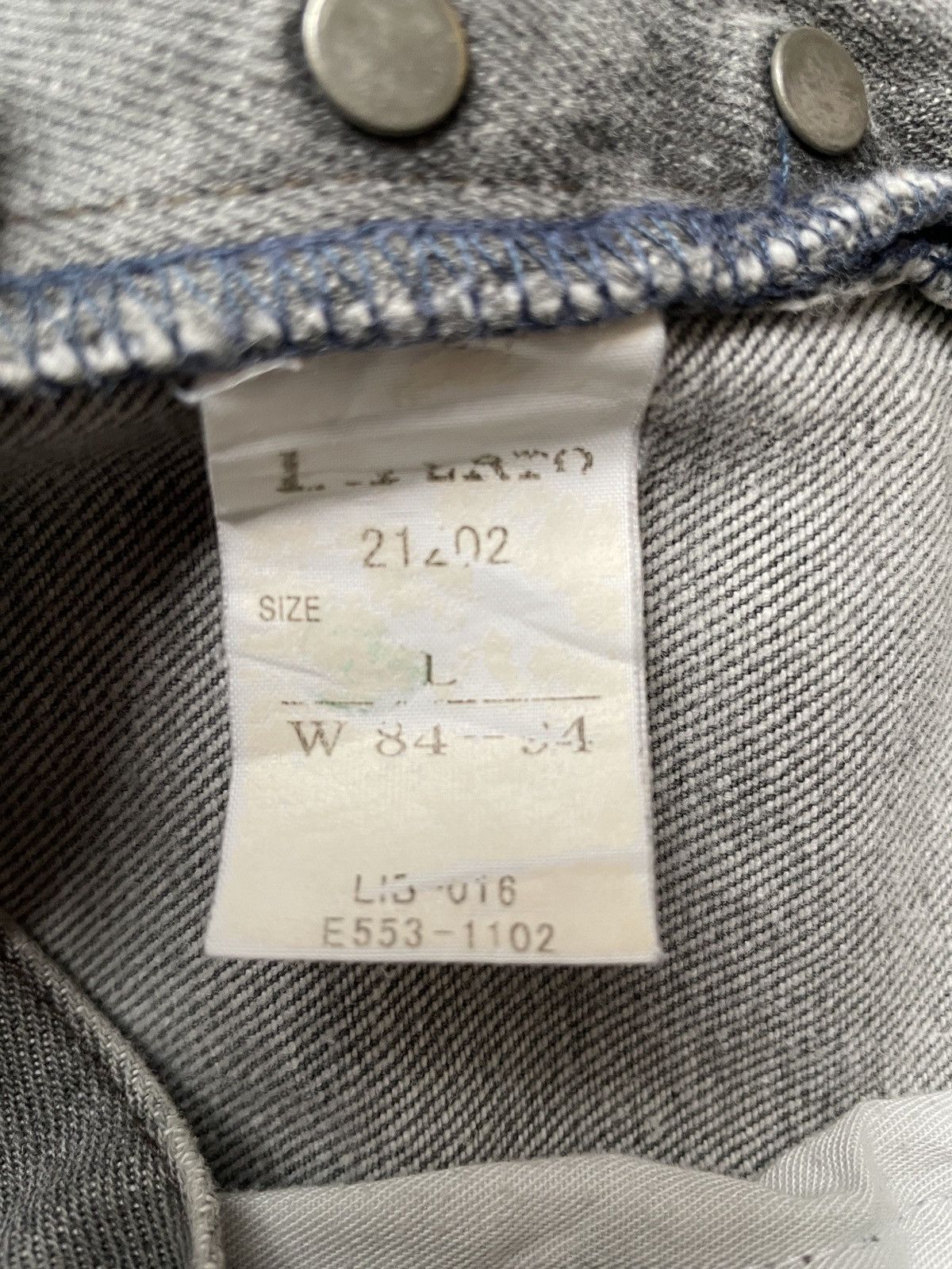 Japanese Brand Vintage Japanese Brand Liberto Painting Jeans 1990s Size US 33 - 12 Thumbnail