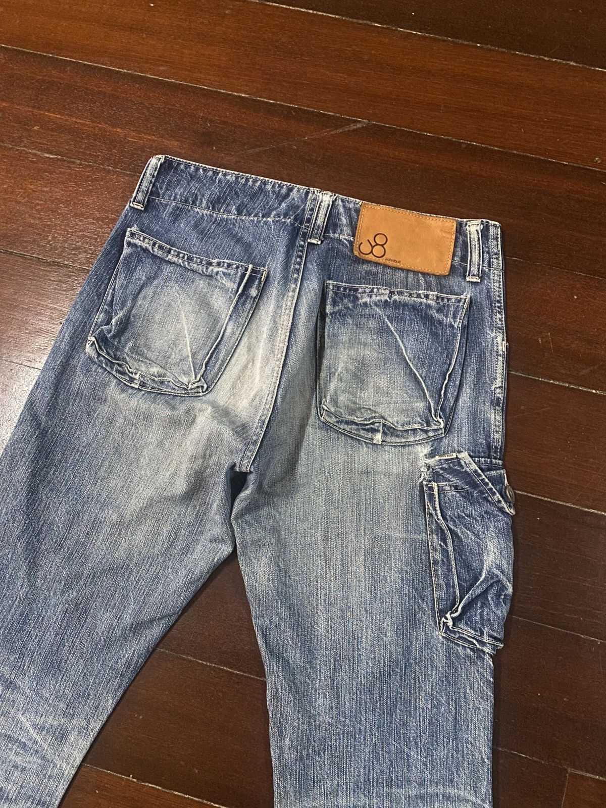 Johnbull Rare John Bull Kojima Tactical Cargo Multipocket Denim Pants Size US 32 / EU 48 - 11 Thumbnail
