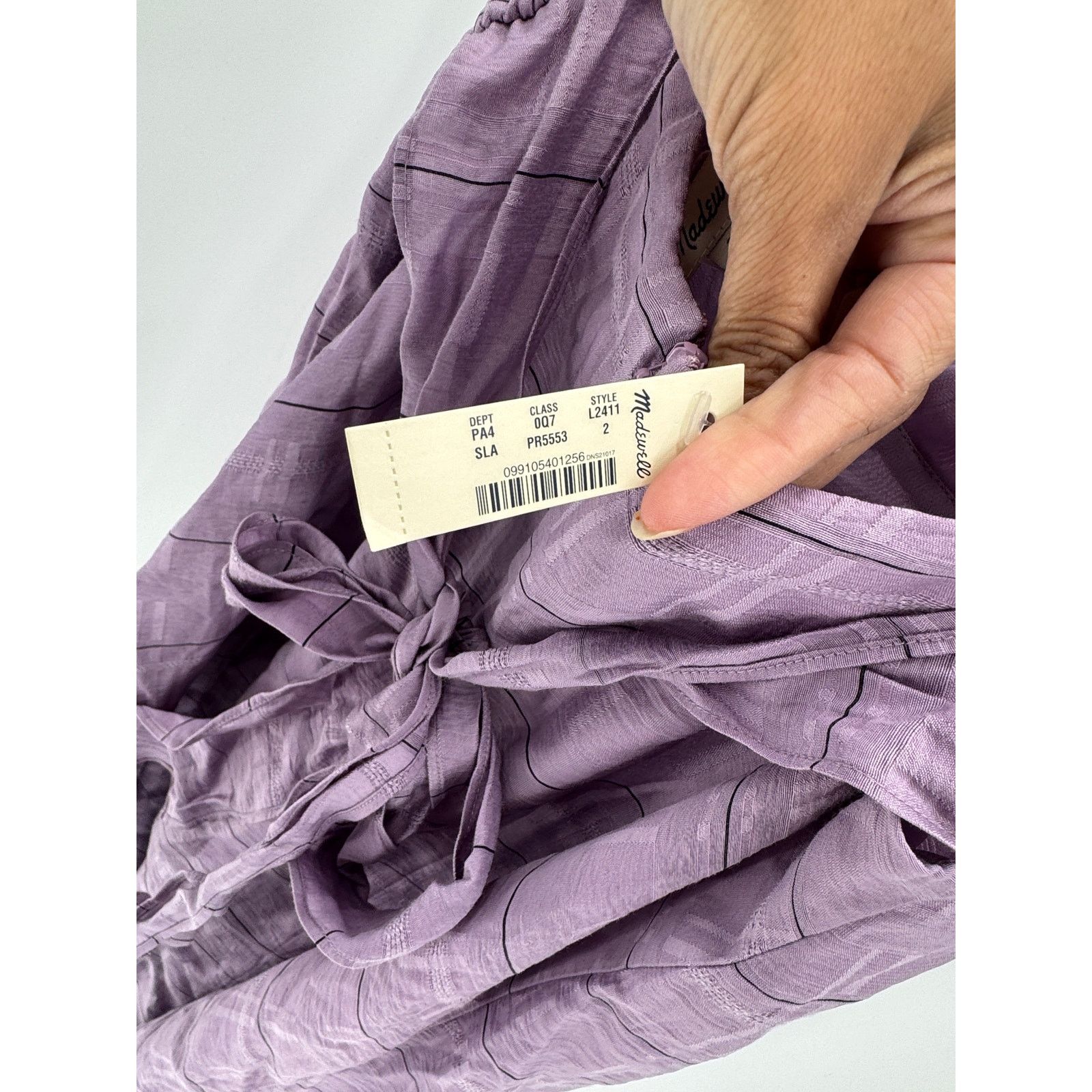 Madewell Madewell Tie-Back Cami midi dress subtle plaid design sz 2 Size XS / US 0-2 / IT 36-38 - 7 Thumbnail