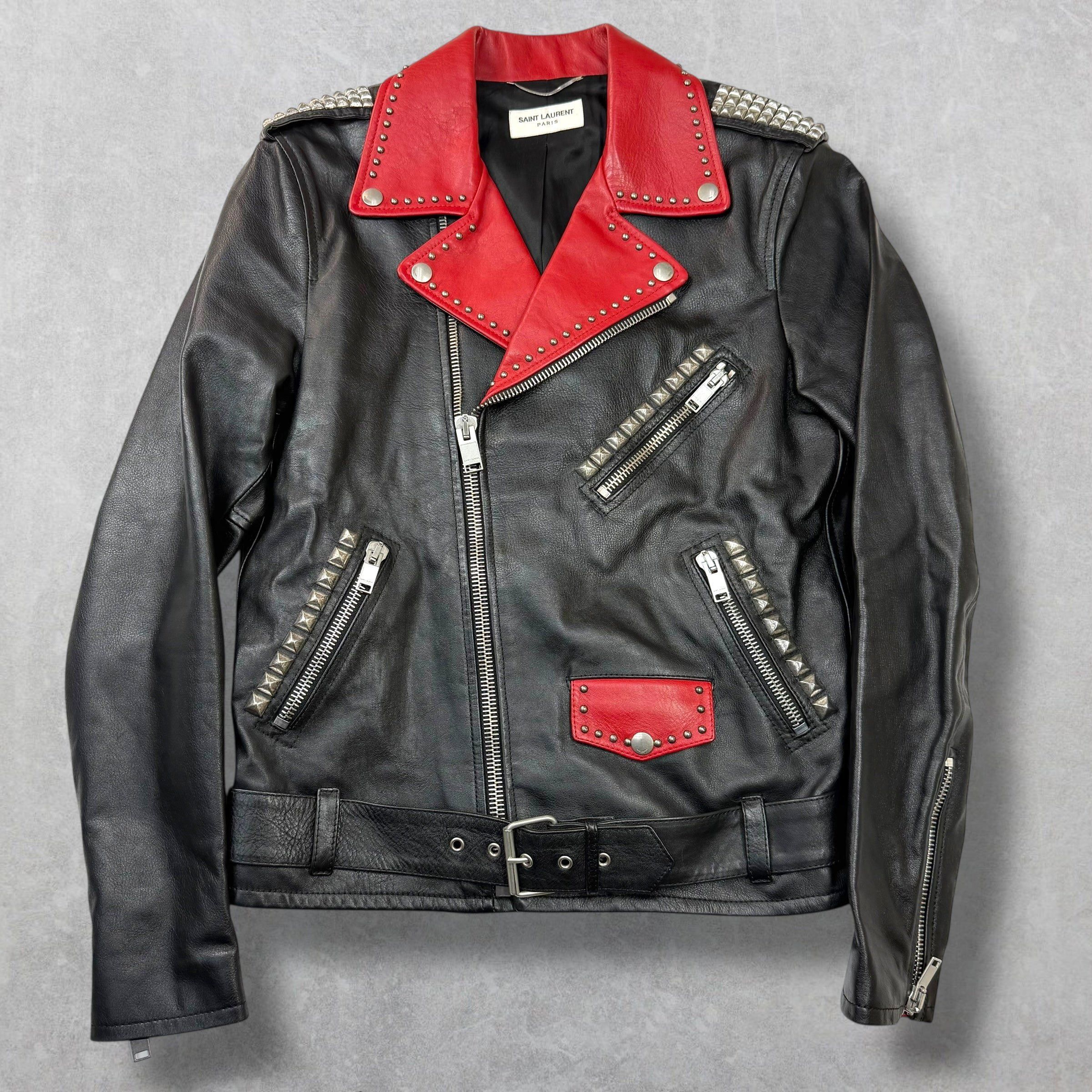 Other Saint Laurent Dégradé Sunset Leather Moto Jacket 46 (S) Size US S / EU 44-46 / 1 - 1 Thumbnail