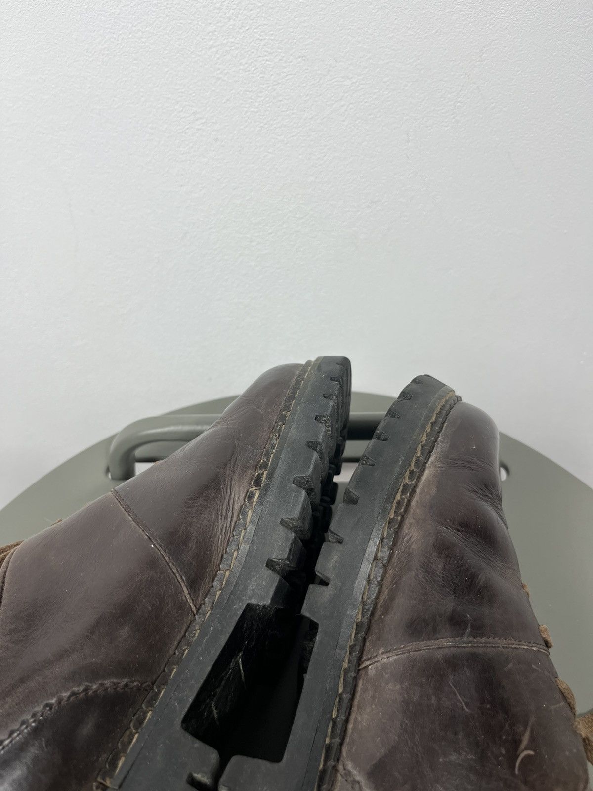 Leather Vintage Leather Derby Shoes Chunky Sole Lace Up Size 40 US 7 Size US 7 / EU 40 - 10 Thumbnail