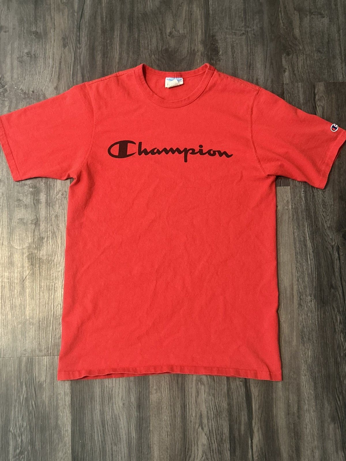 Champion Champion Red Heavy Cotton Tee Size US L / EU 52-54 / 3 - 1 Preview