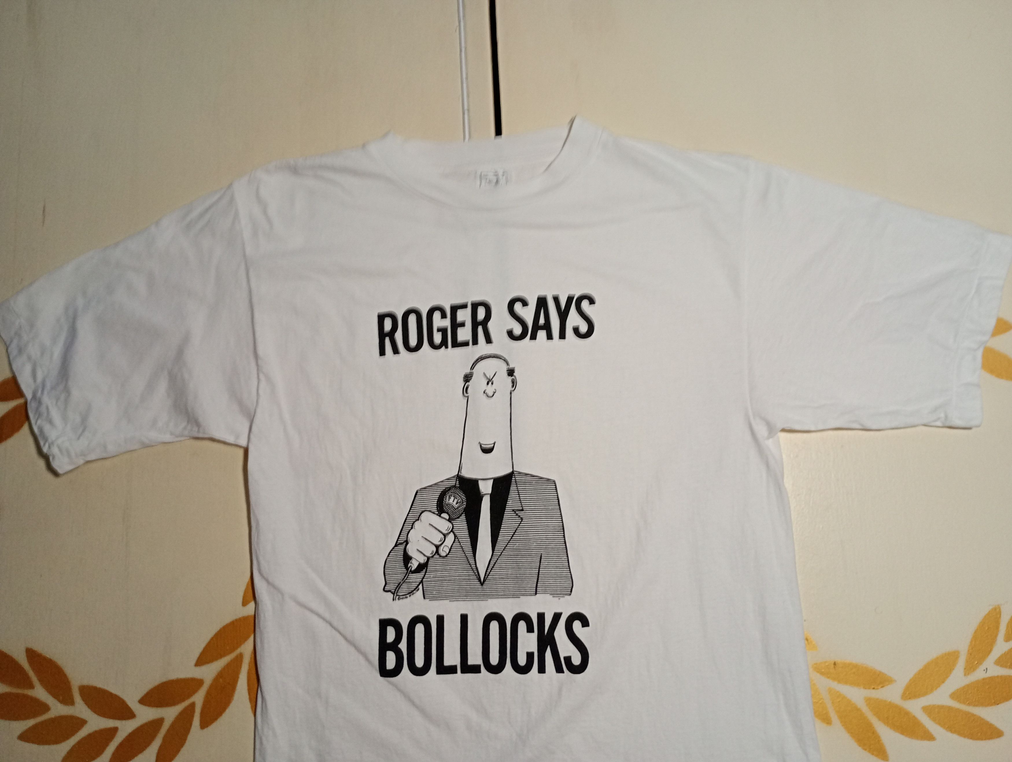 Vintage Roger Says Bolloks T-Shirt Vintage 80's Size US M / EU 48-50 / 2 - 4 Thumbnail