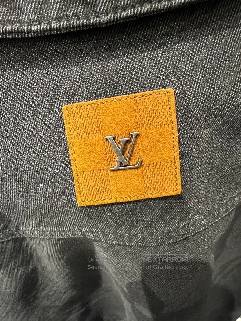 Louis Vuitton Louis Vuitton Dark logo denim jacket Size US S / EU 44-46 / 1 - 5 Thumbnail