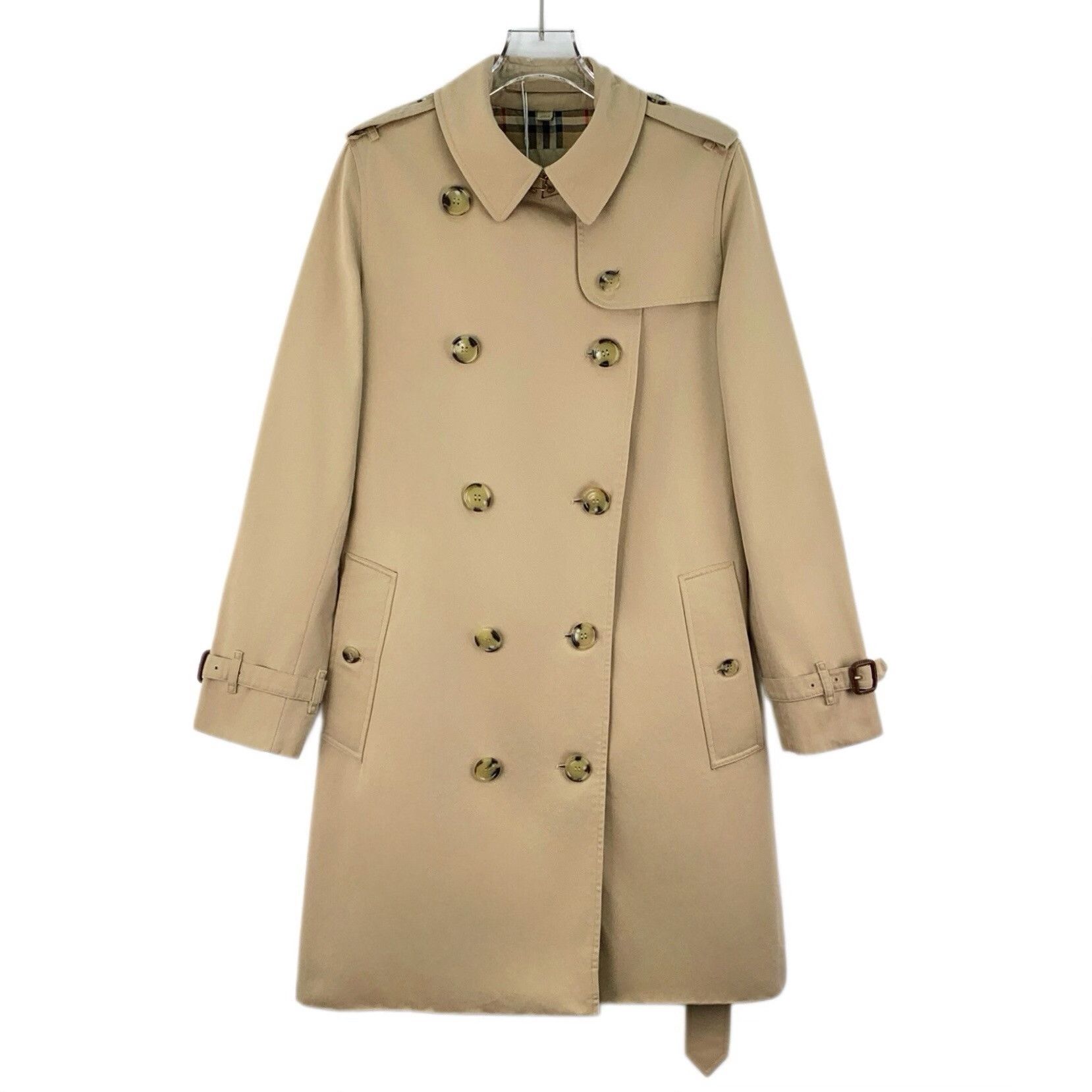 Burberry Burberry Cotton Brown Coat M Women Size M / US 6-8 / IT 42-44 - 1 Thumbnail