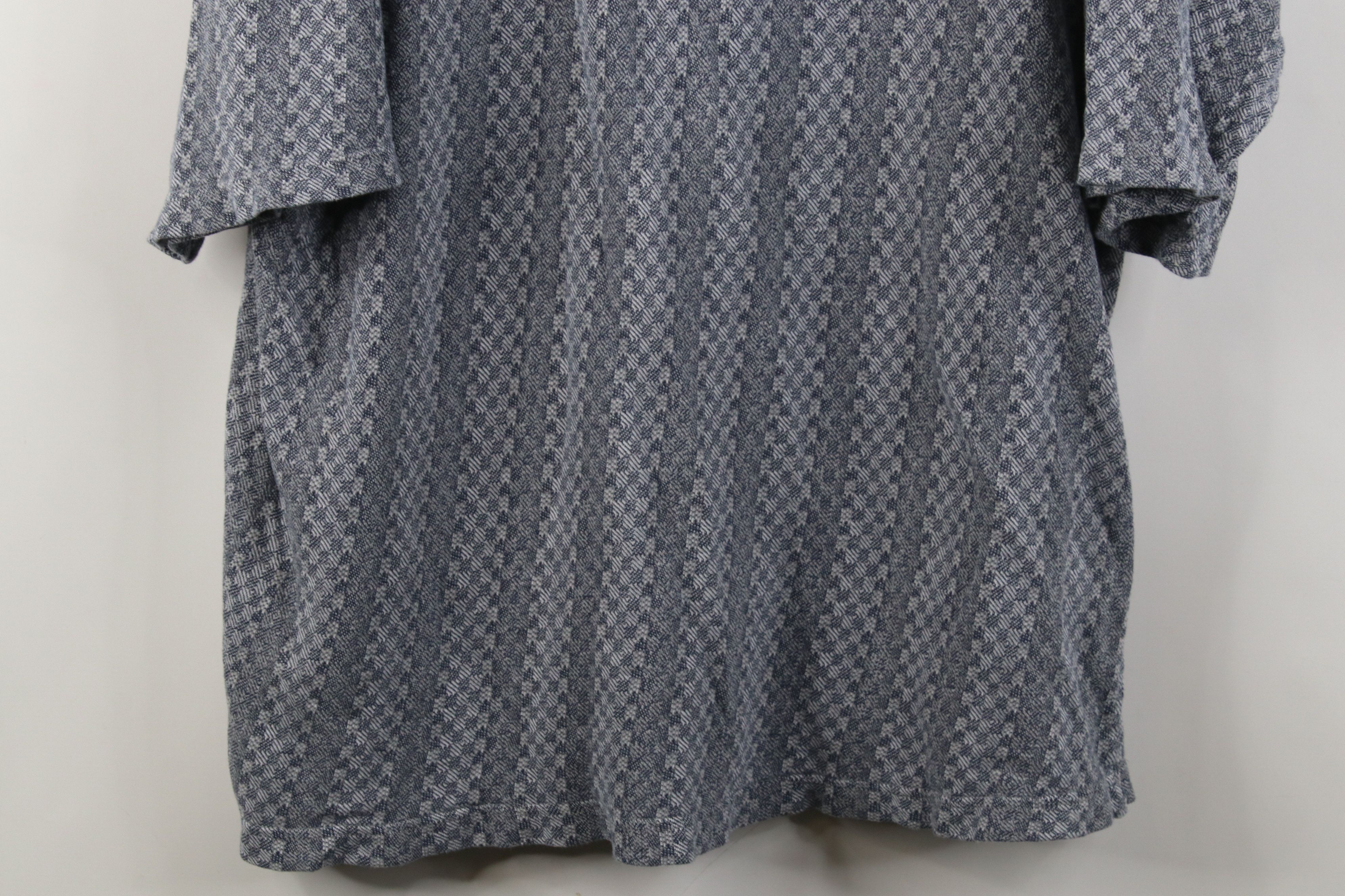 Vintage Vintage 90s Streetwear Checkered Knit Golf Polo Shirt Size US XL / EU 56 / 4 - 3 Thumbnail