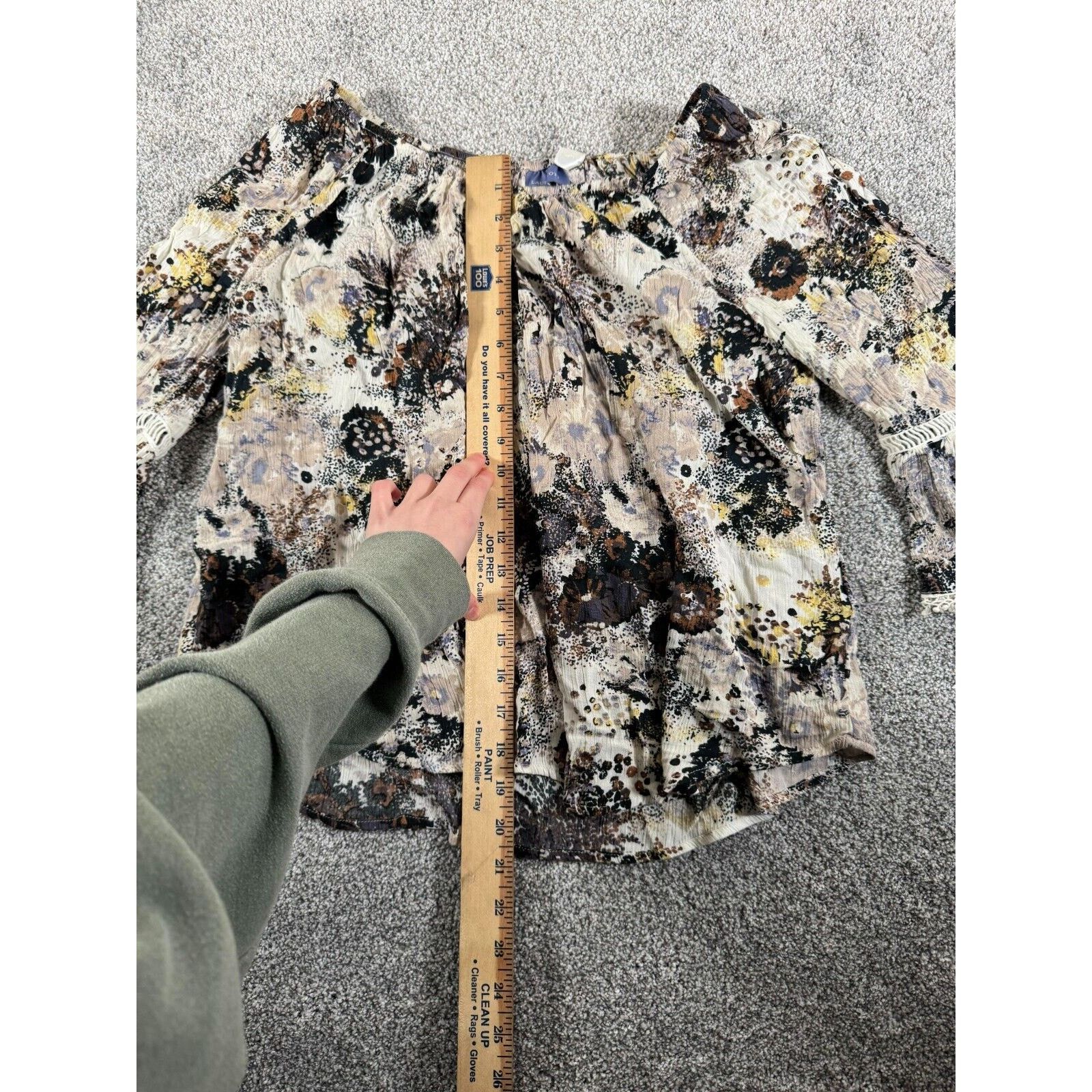 Other Laura Scott Top Womens Small Boho Cottagecore Floral Chic Size S / US 4 / IT 40 - 8 Thumbnail