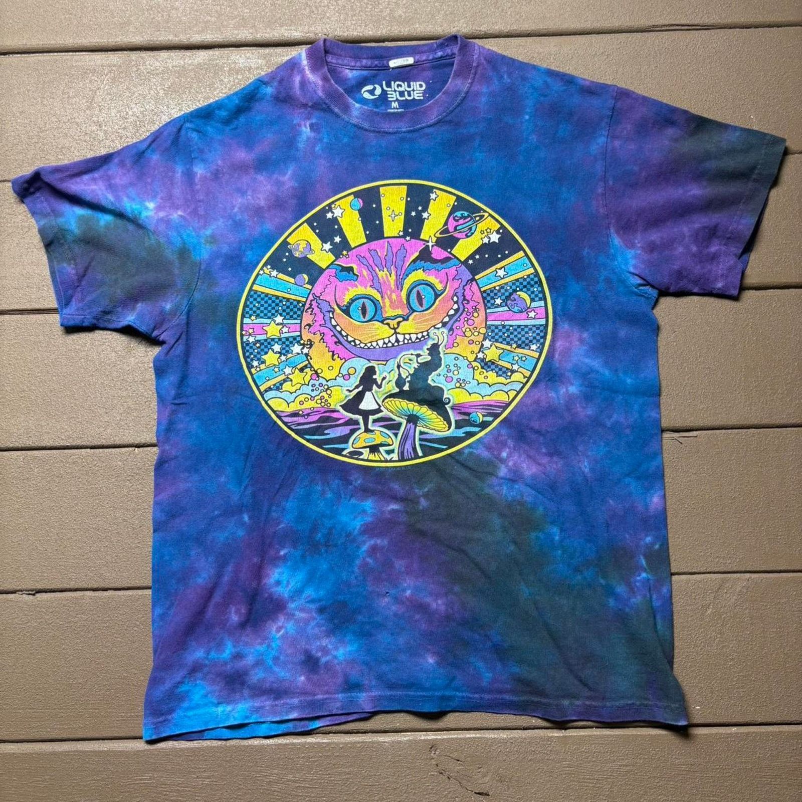 Liquid Blue Blue and Purple Tie-Dye Liquid Blue Shirt Size US M / EU 48-50 / 2 - 1 Thumbnail
