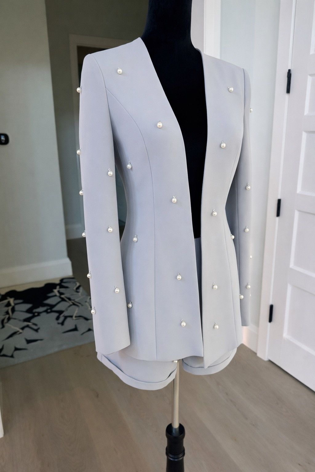 Other Light grey blazer set with shorts Size S / US 4 / IT 40 - 2 Thumbnail