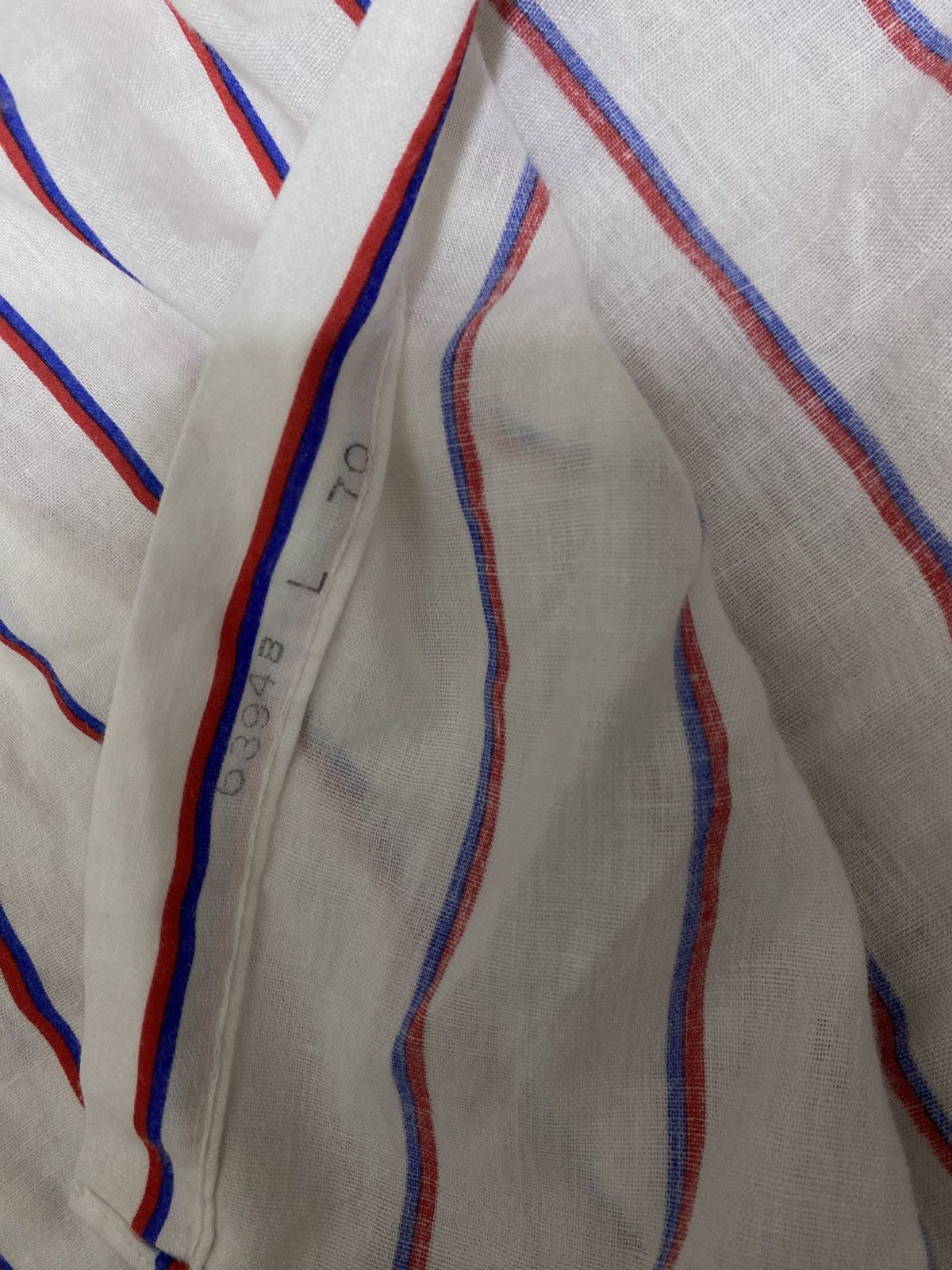 Lee Vintage 1970s Lee Striped Shirt – Made in USA Selvedge Fabri Size US L / EU 52-54 / 3 - 5 Thumbnail