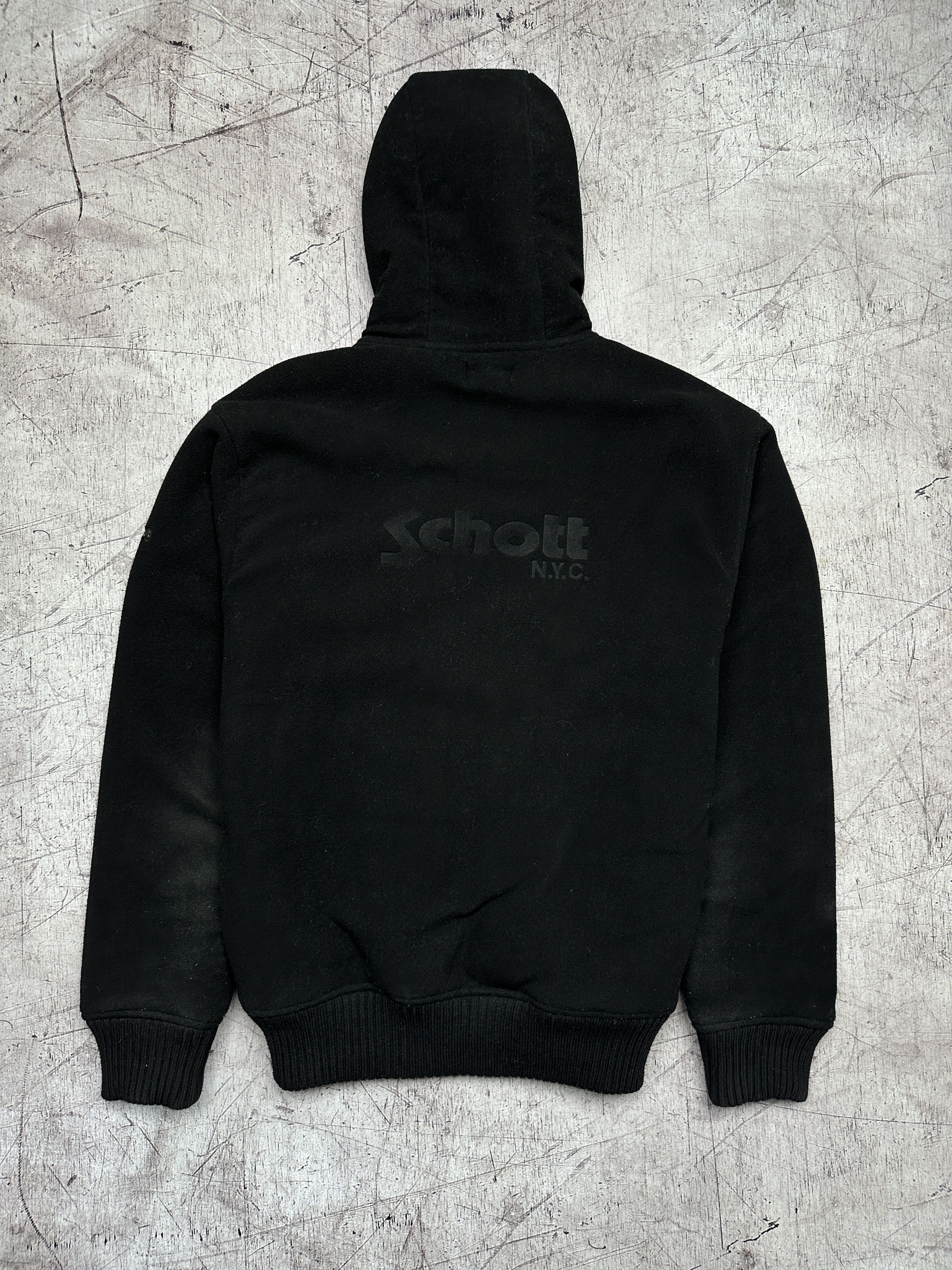 Schott × Vintage Schott NYC Vintage Mens Sherpa Fleece Jacket Size US M / EU 48-50 / 2 - 7 Thumbnail