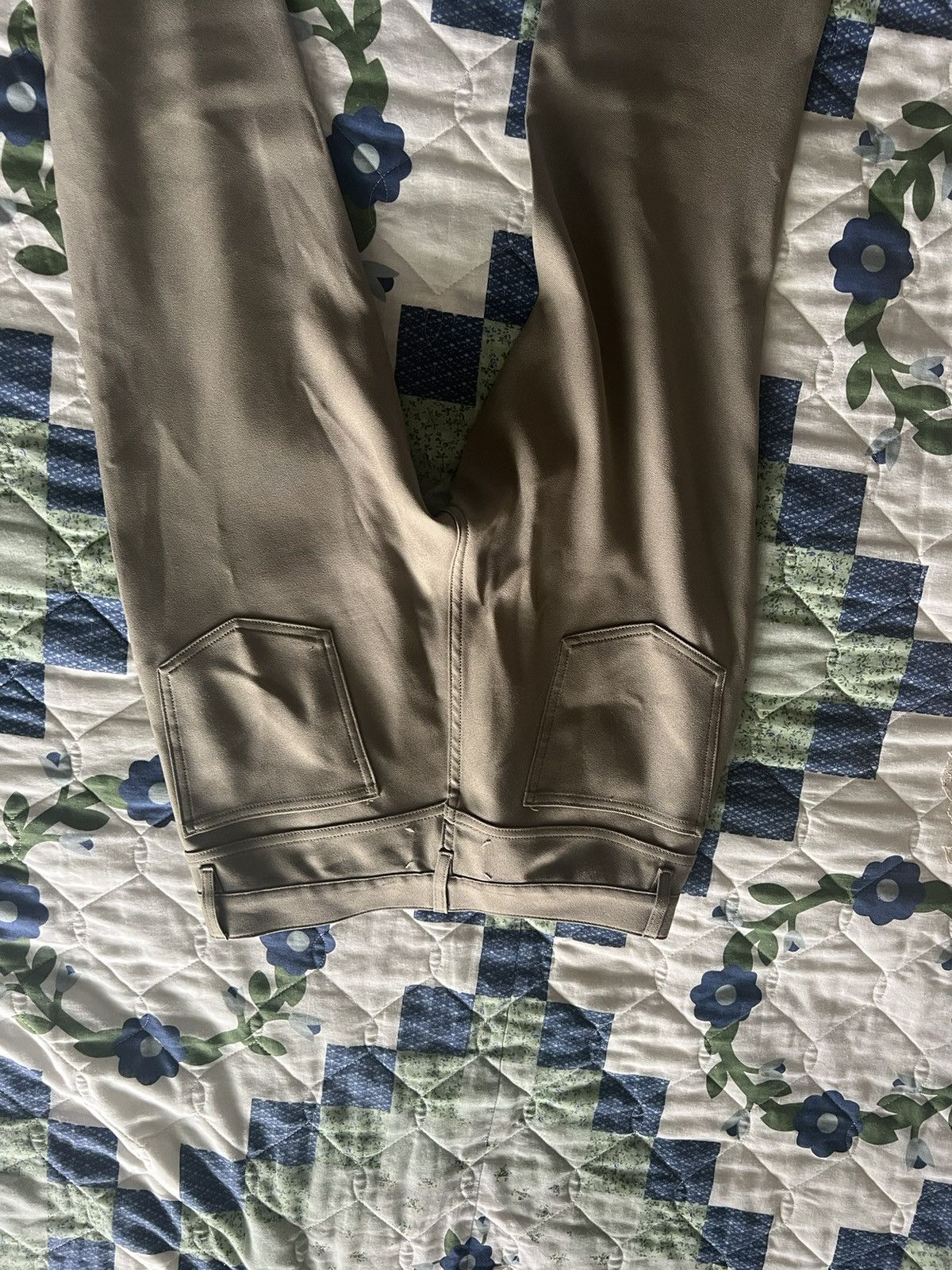 Maison Margiela Maison Margiela FW18 Runway Techno Gabardine Flared Trousers Size US 31 - 3 Thumbnail