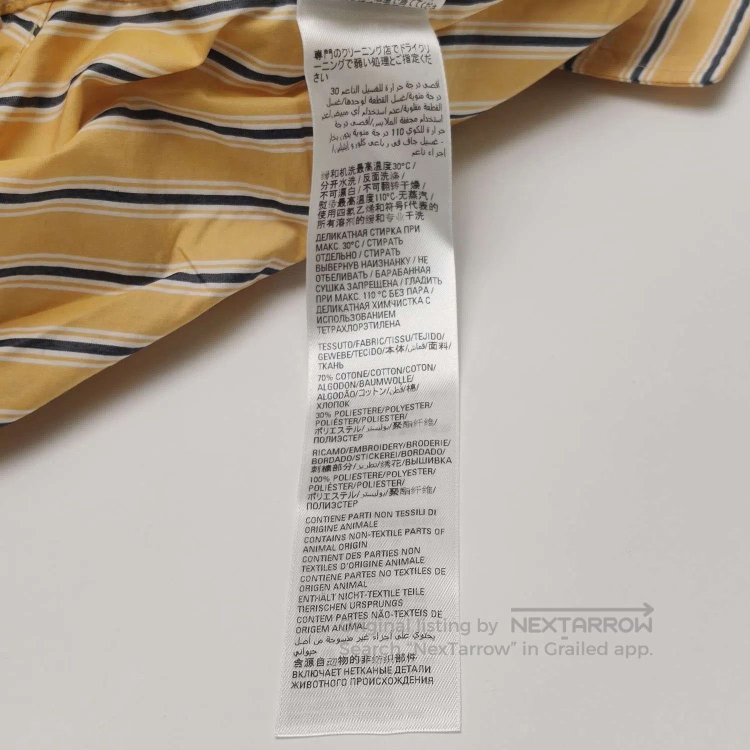 Balenciaga Balenciaga Striped Oversized Shirt S. Size S / US 4 / IT 40 - 8 Thumbnail