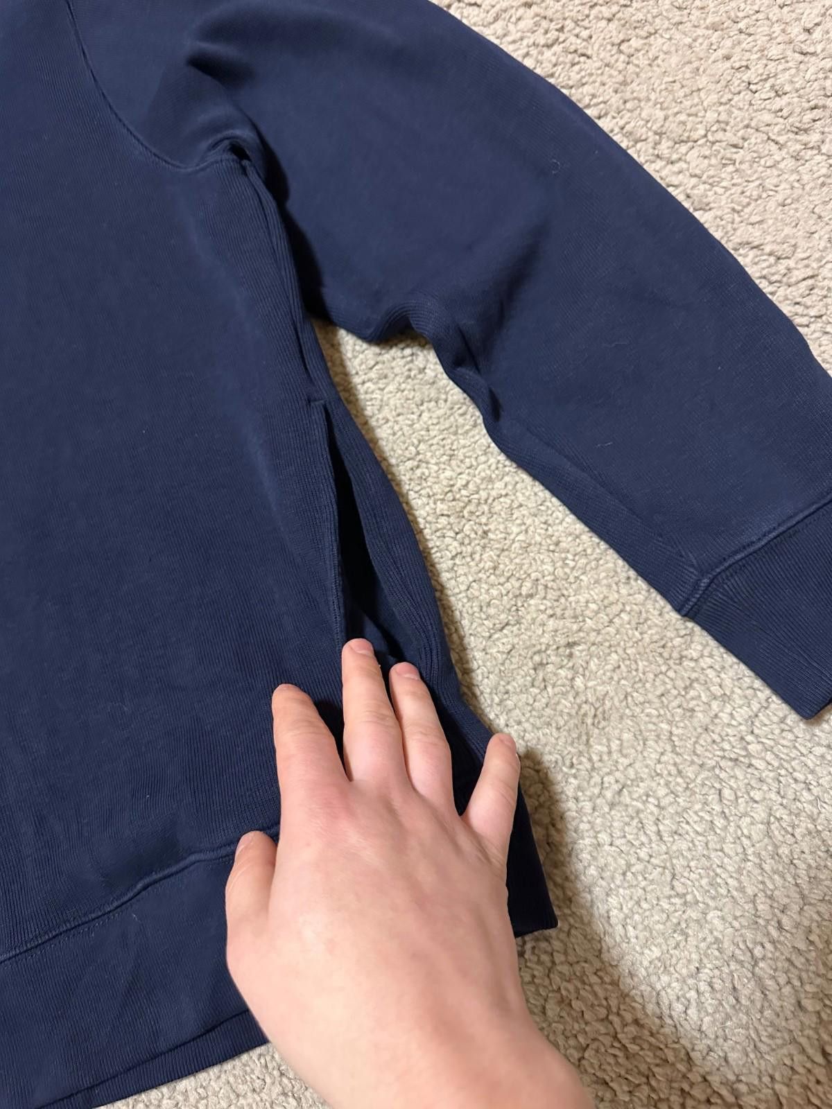 Lacoste Men’s Lacoste 1/4 Zip Navy Blue Pullover Sweatshirt Size 5 Size US L / EU 52-54 / 3 - 4 Thumbnail