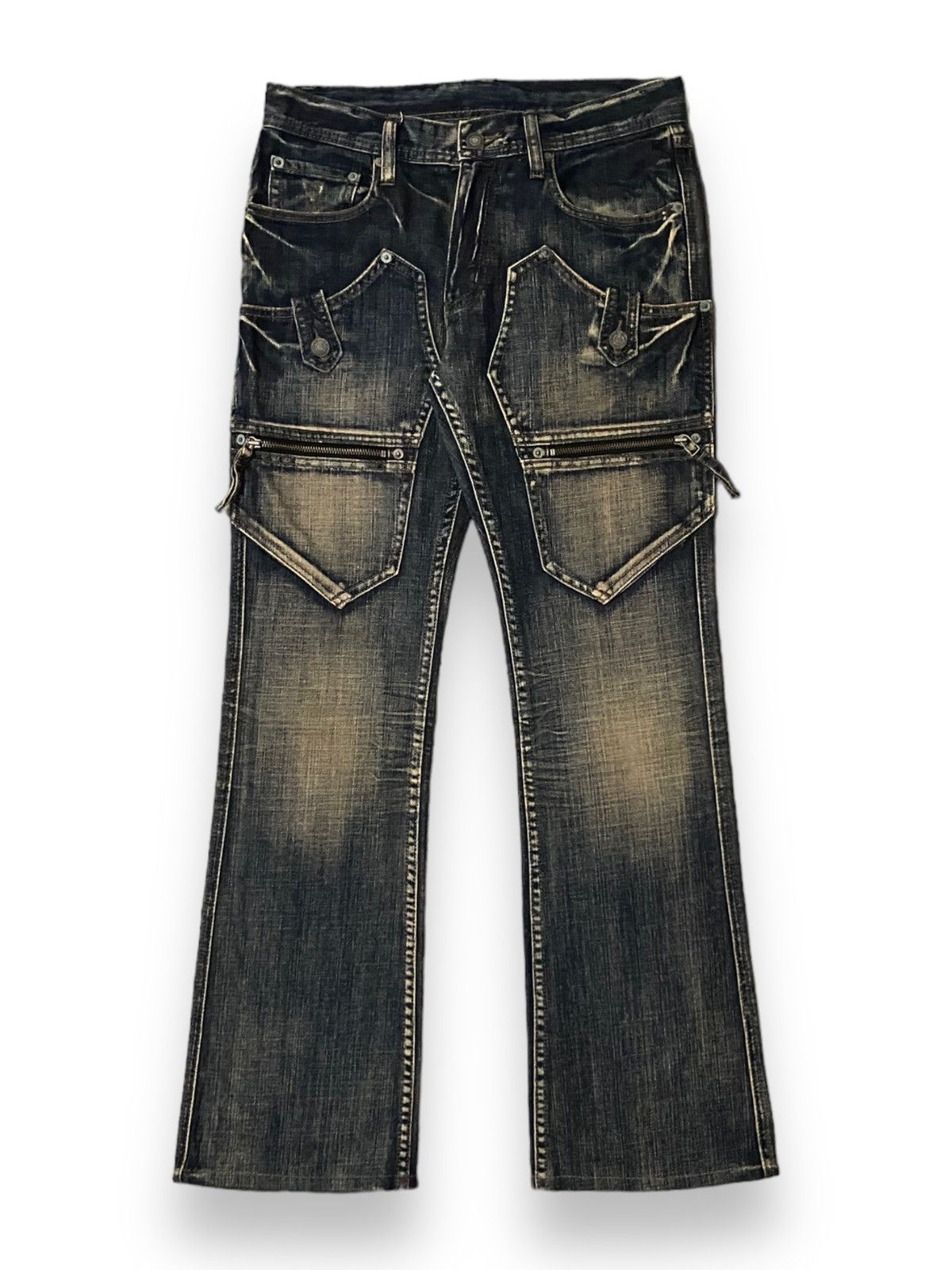 image of Hysteric Glamour x If Six Was Nine Japan Difference Ruppert Japan Jean Zipper Multipocket Wash in W