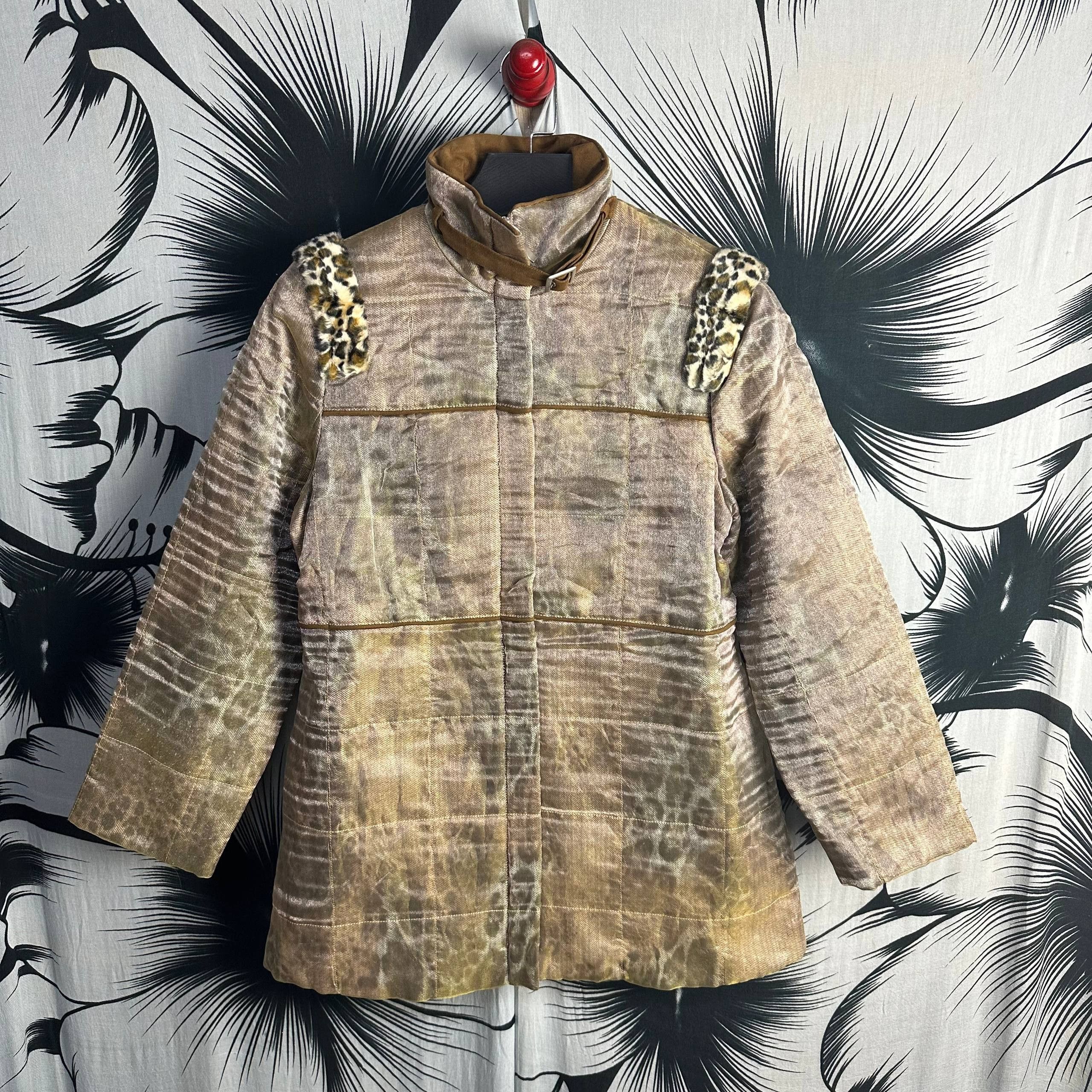 Lemaire Paul Lemaire Patchwork Leopard Tapestry Buckle Jacket Size US M / EU 48-50 / 2 - 1 Thumbnail