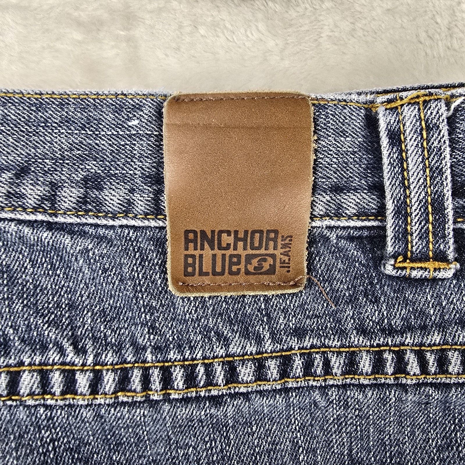 Anchor Blue Vintage Anchor Blue Jeans Mens 38x30 Blue Baggy Wide Leg Y2K Size US 38 / EU 54 - 8 Thumbnail