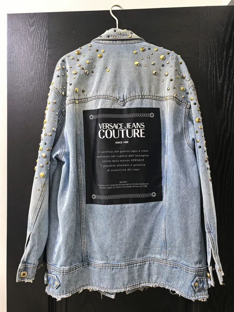 Versace Versace Washed denim jacket Size US XS / EU 42 / 0 - 7 Thumbnail