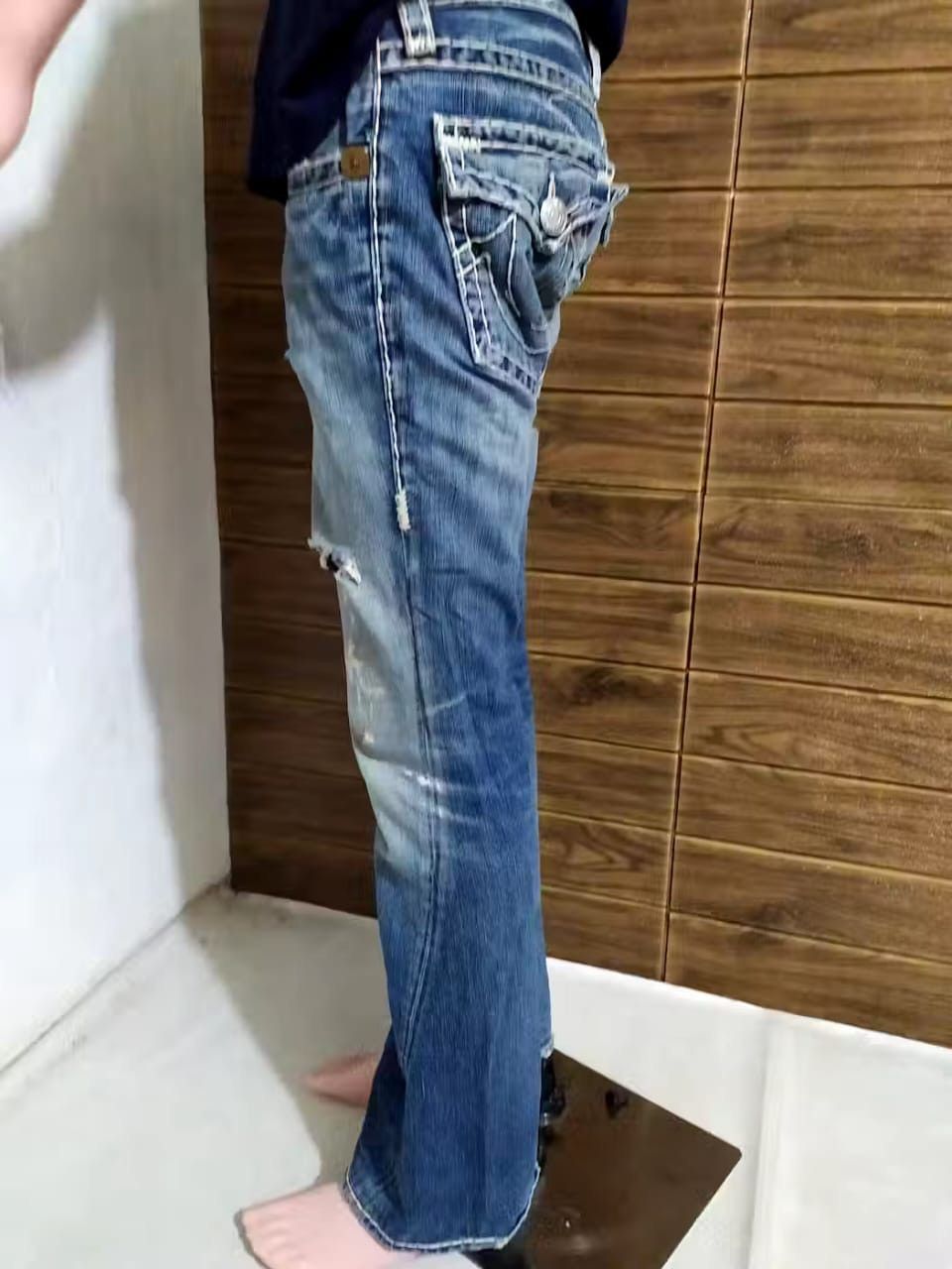 True Religion True Religion Joey Super T Bootcut Flare Denim Jeans Pants Size US 29 - 4 Thumbnail